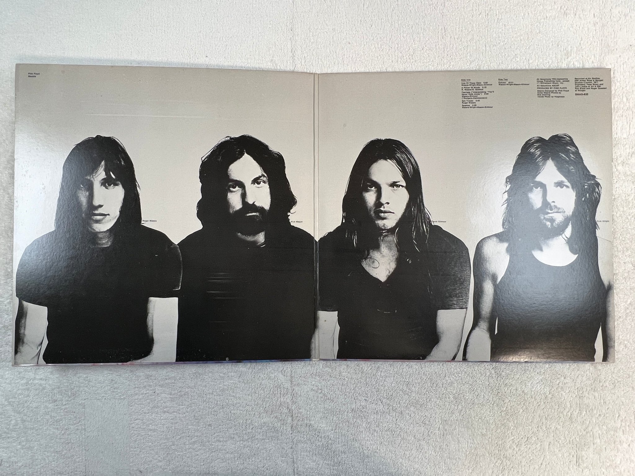 Omslagsbild för skivan PINK FLOYD meddle LP US HARVEST SMAS 832