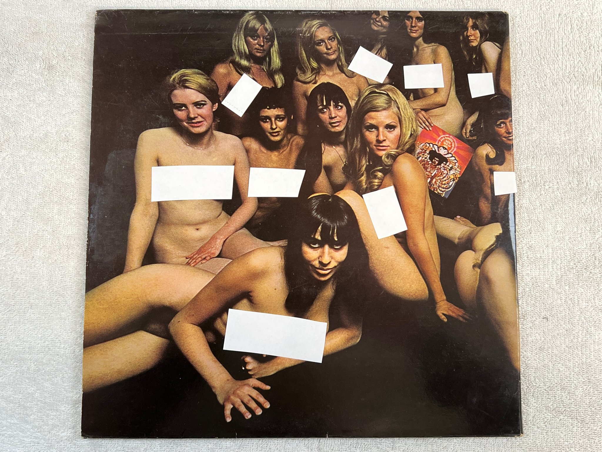 Omslagsbild för skivan JIMI HENDRIX EXPERIENCE electric ladyland 2xLP re UK POLYDOR SPDLP 3