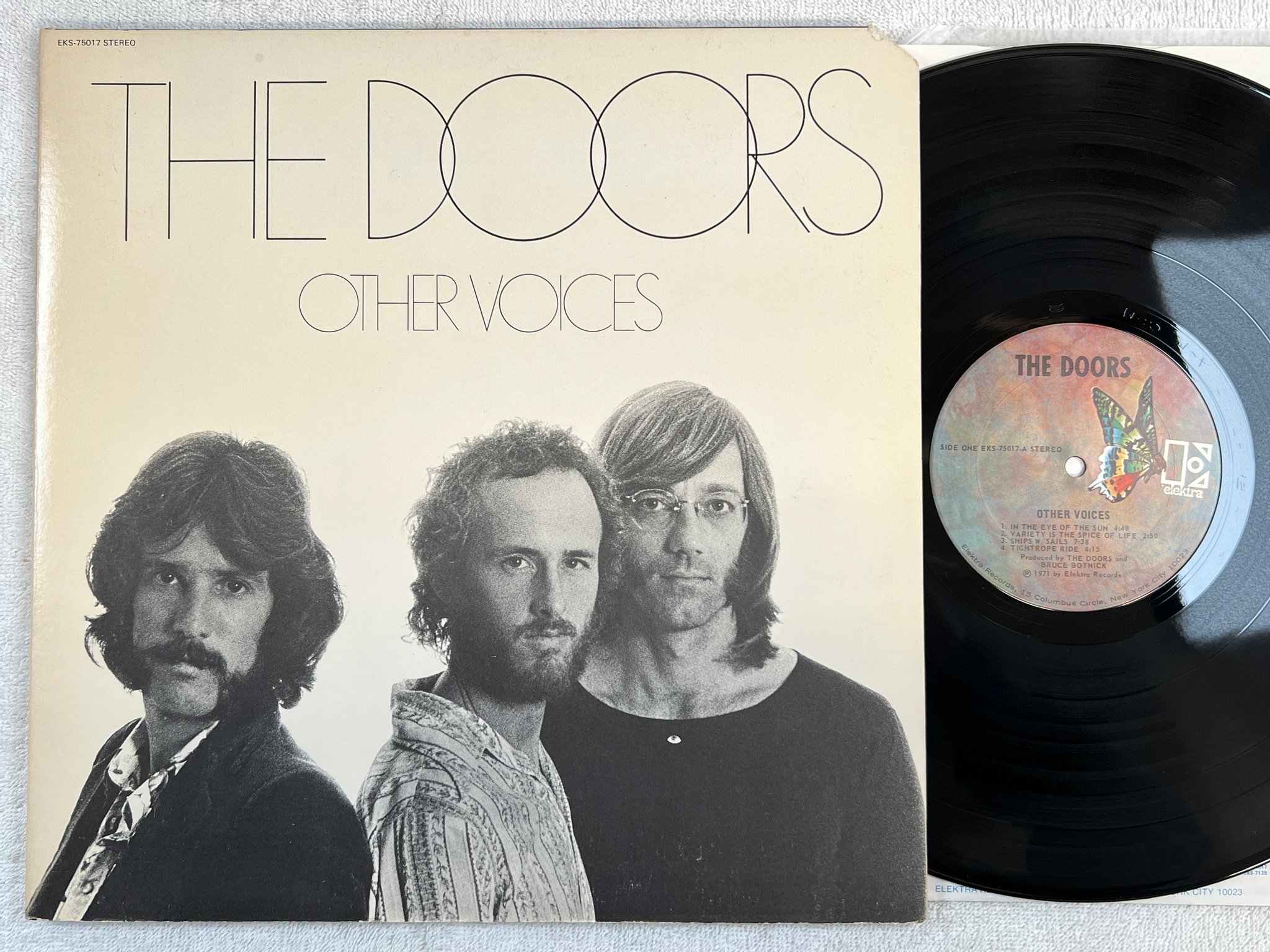 Omslagsbild för skivan THE DOORS other voices LP US ELEKTRA EKS 75017