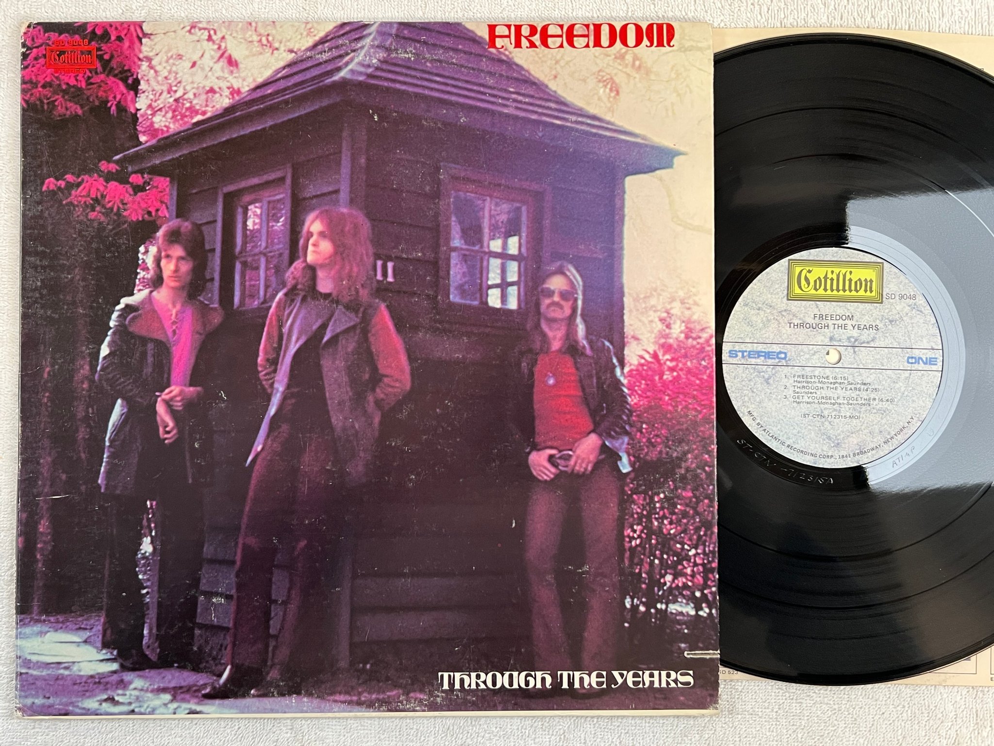 Omslagsbild för skivan FREEDOM through the years LP -71 US COTILLION SD 9048 prog rock