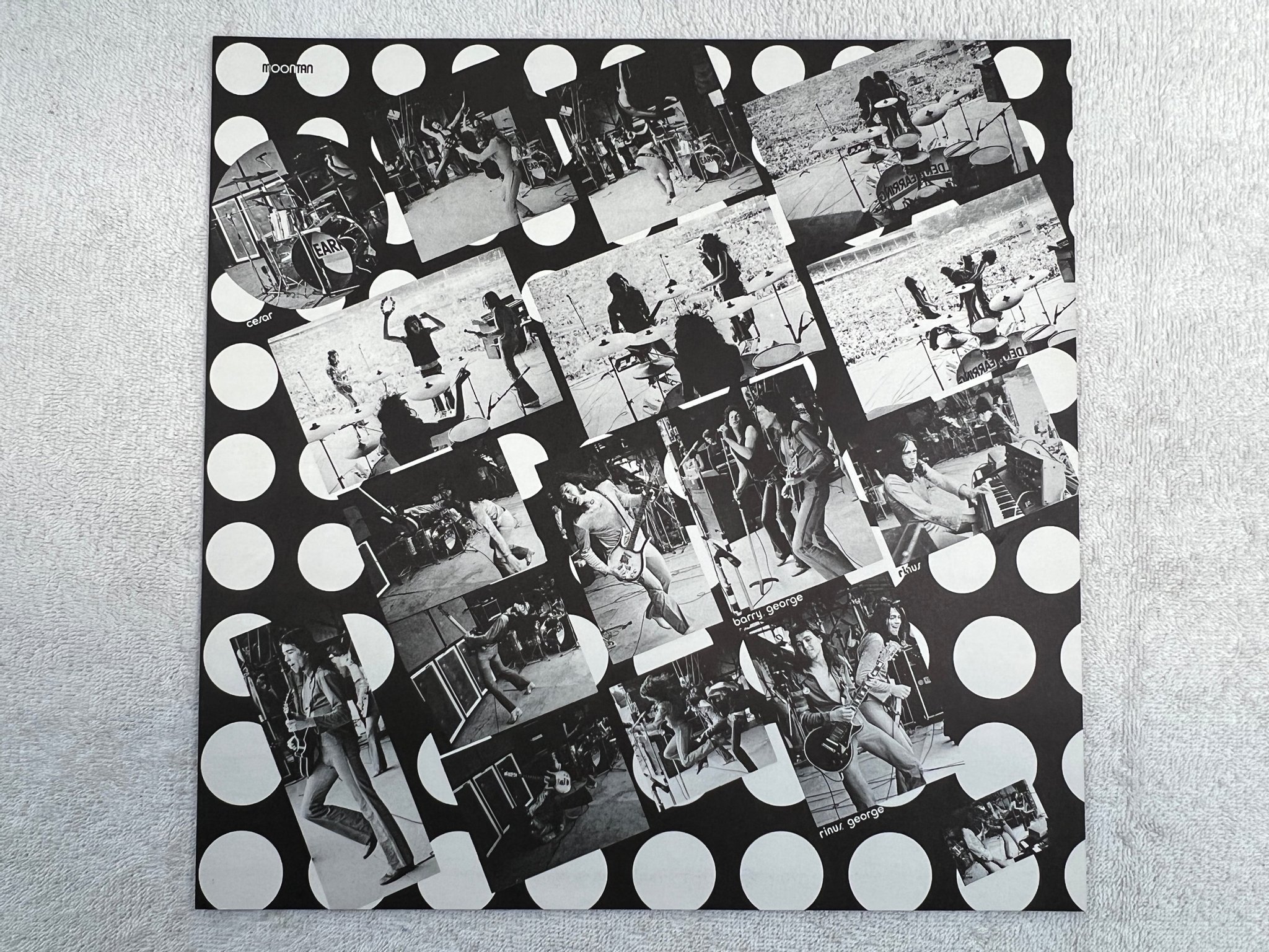 Omslagsbild för skivan GOLDEN EARRING moontan LP -73 Ger POLYDOR 2310 288