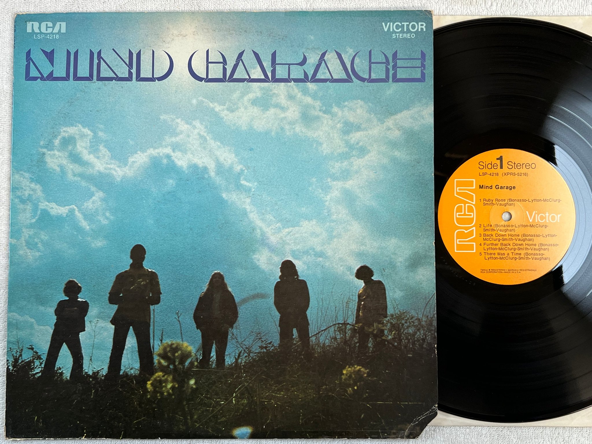 Omslagsbild för skivan MIND GARAGE s/t LP -69 US RCA LSP-4218 prog / psych