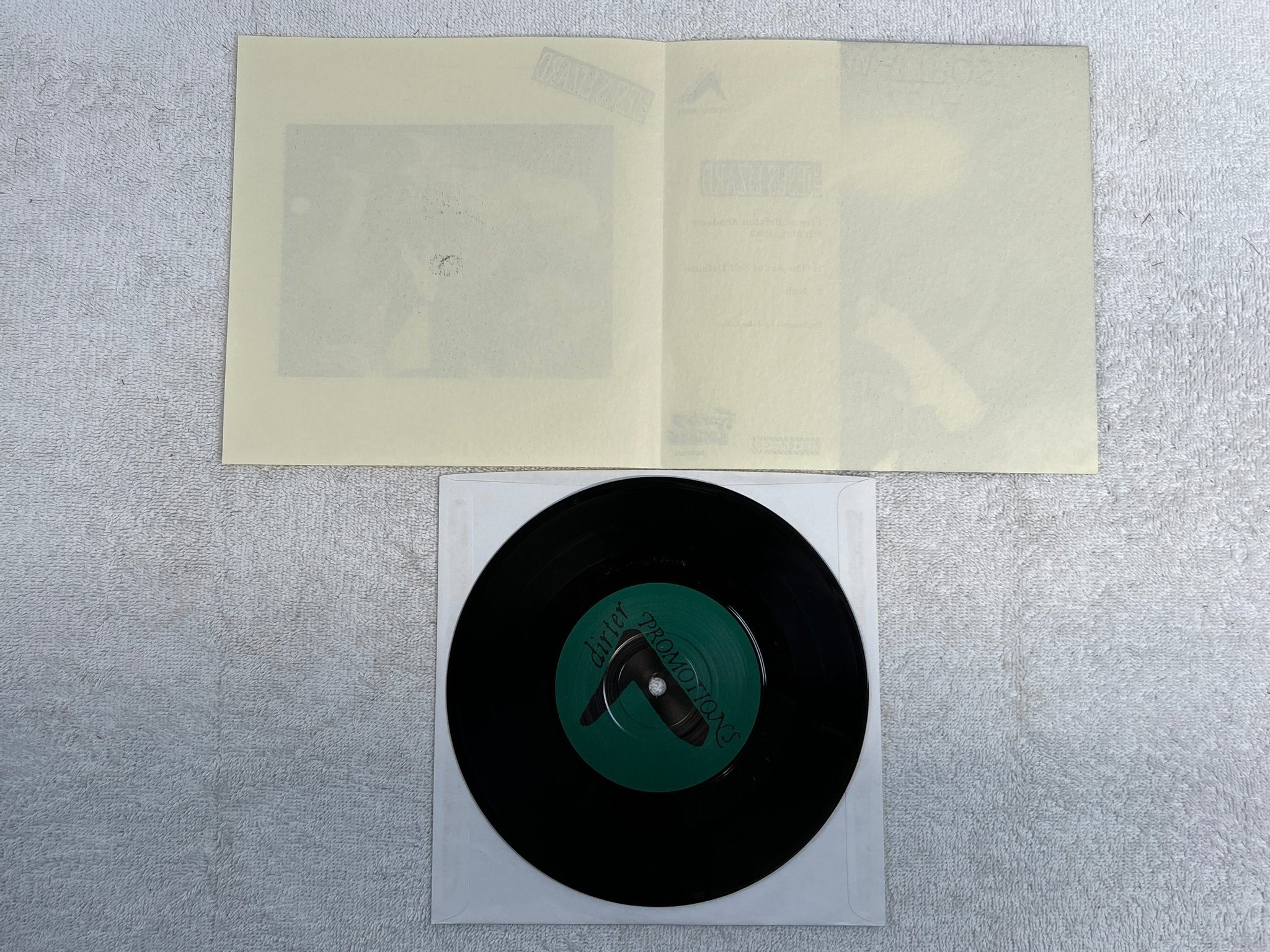 Omslagsbild för skivan THE JESUS LIZARD Live At Brixton Academy 7"single -94 DIRTER PROMOTIONS punk