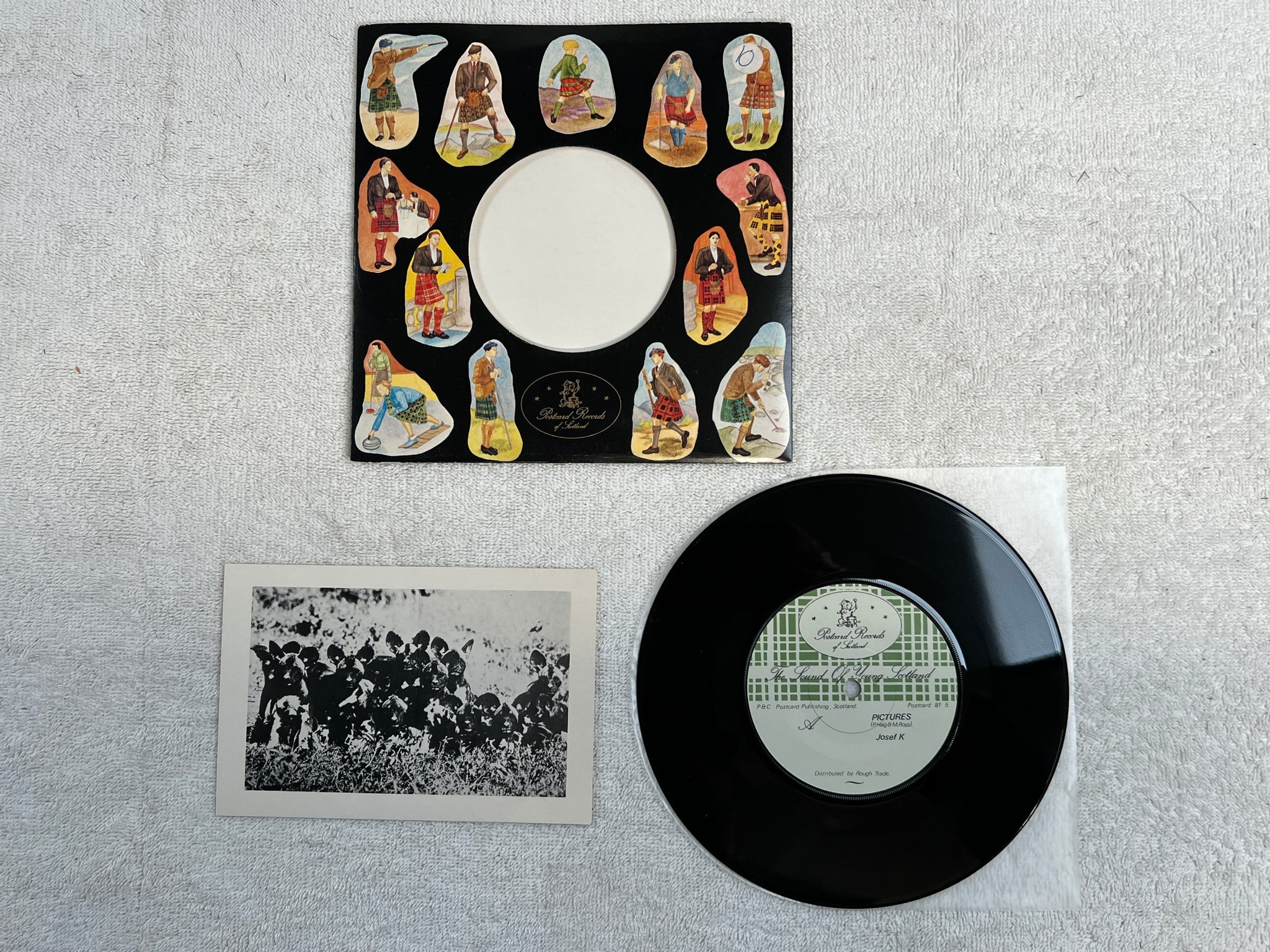 Omslagsbild för skivan JOSEF K Chance Meeting 7"single -81 POSTCARD 81 5 post-punk RARE!