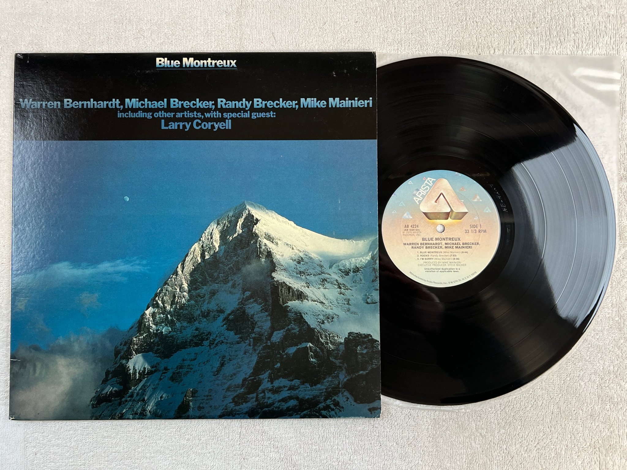 Omslagsbild för skivan VARIOUS Blue Montreux  LP -79 US ARISTA AB 4224