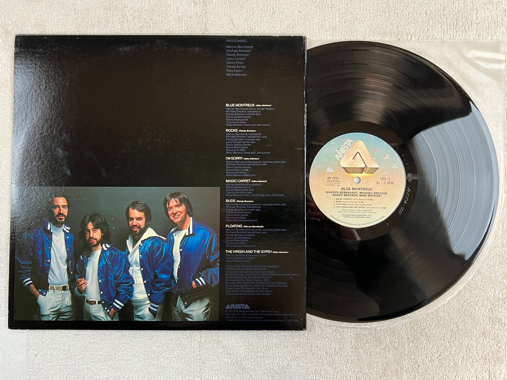 Omslagsbild för skivan VARIOUS Blue Montreux  LP -79 US ARISTA AB 4224