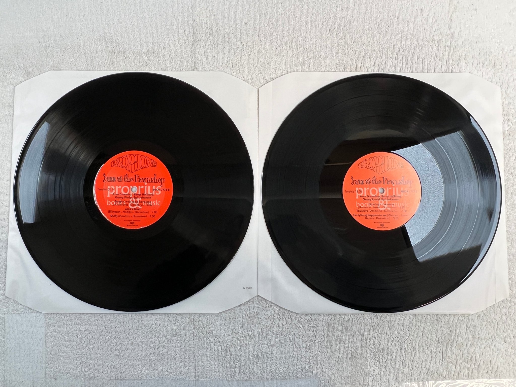 Omslagsbild för skivan ARNE DOMNERUS jazz at the pawnshop 2xLP PROP 7779 audiophile classic