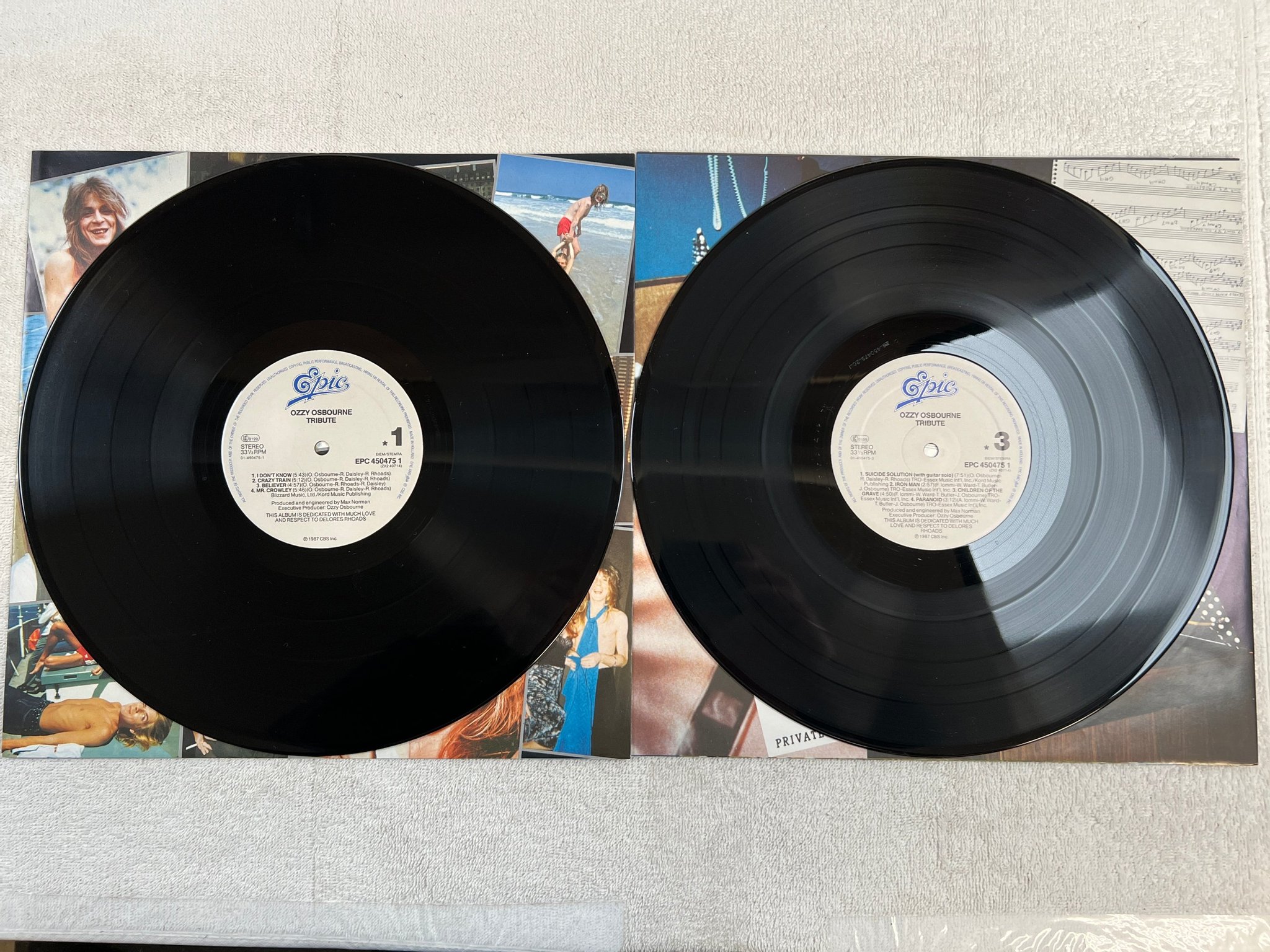 Omslagsbild för skivan OZZY OSBOURNE tribute 2xLP -87 Hol EPIC EPC 450475 1