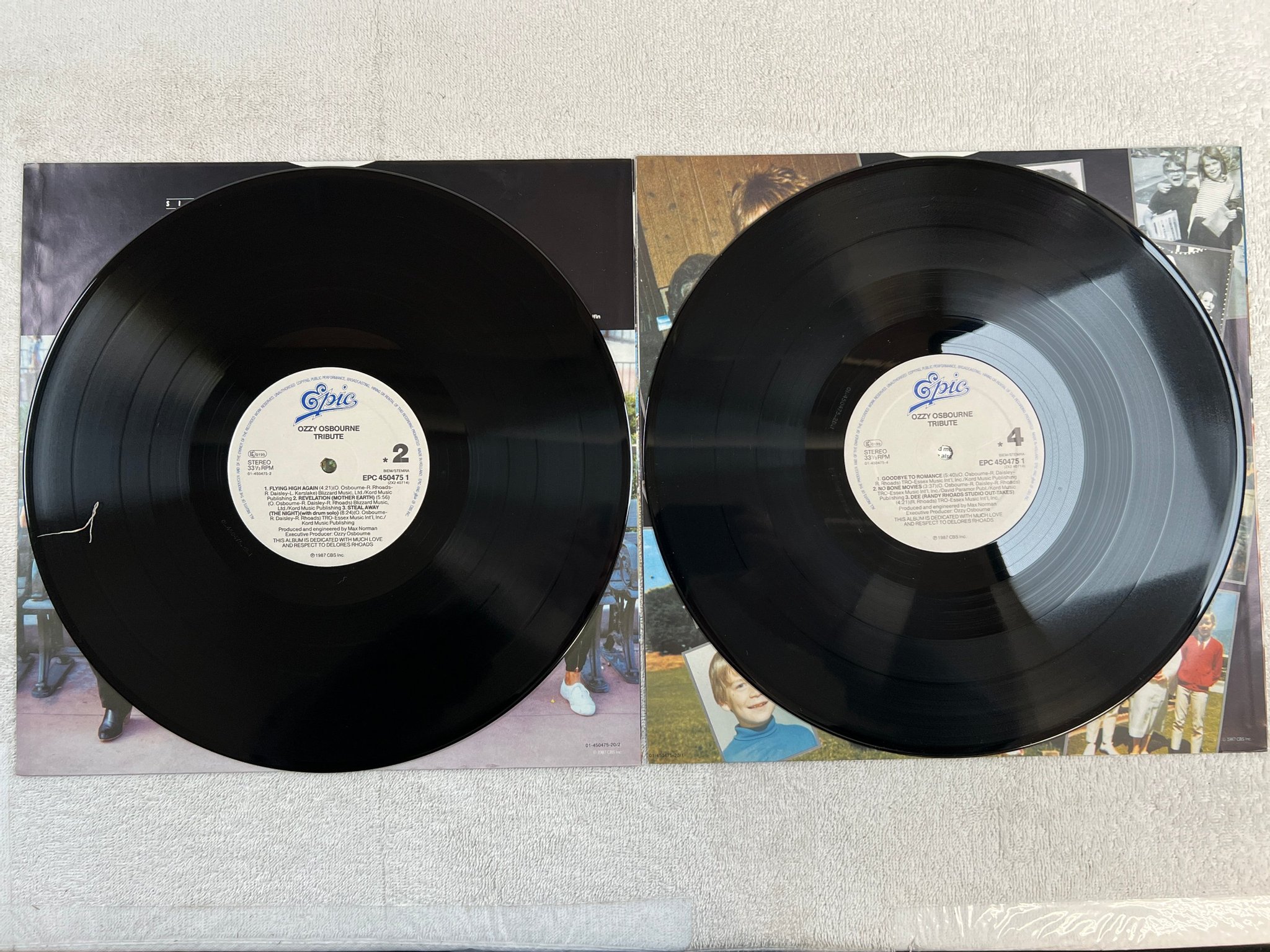 Omslagsbild för skivan OZZY OSBOURNE tribute 2xLP -87 Hol EPIC EPC 450475 1