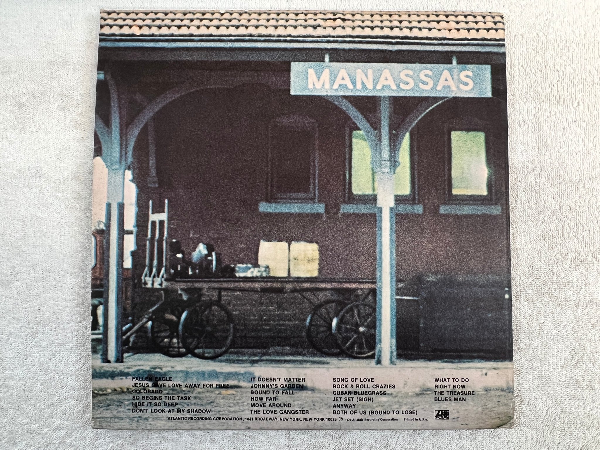 Omslagsbild för skivan STEPHEN STILLS MANASSAS the raven 2xLP -72 US ATLANTIC SD 2-903