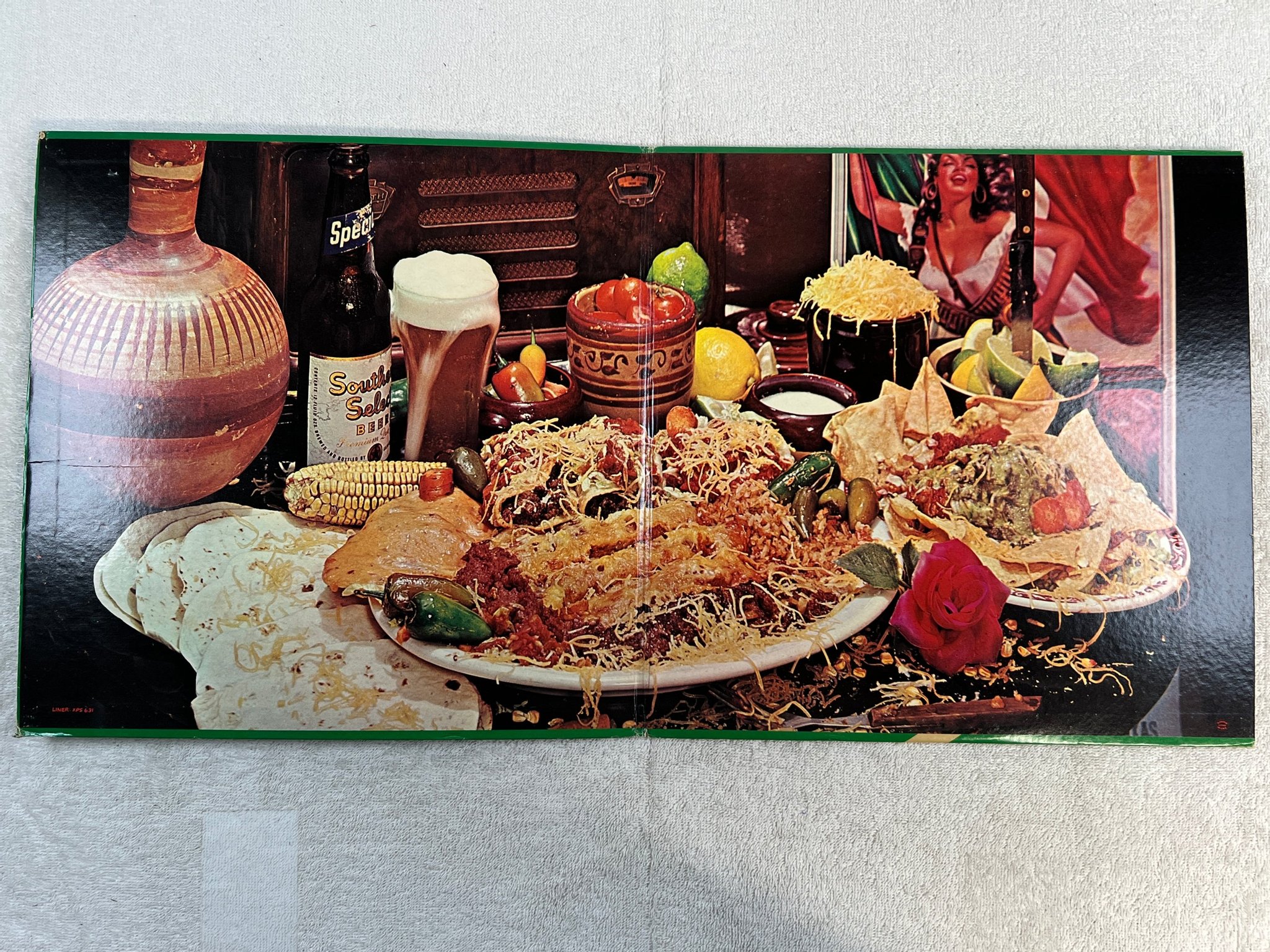 Omslagsbild för skivan ZZ TOP tres hombres LP -73 US LONDON XPS 631