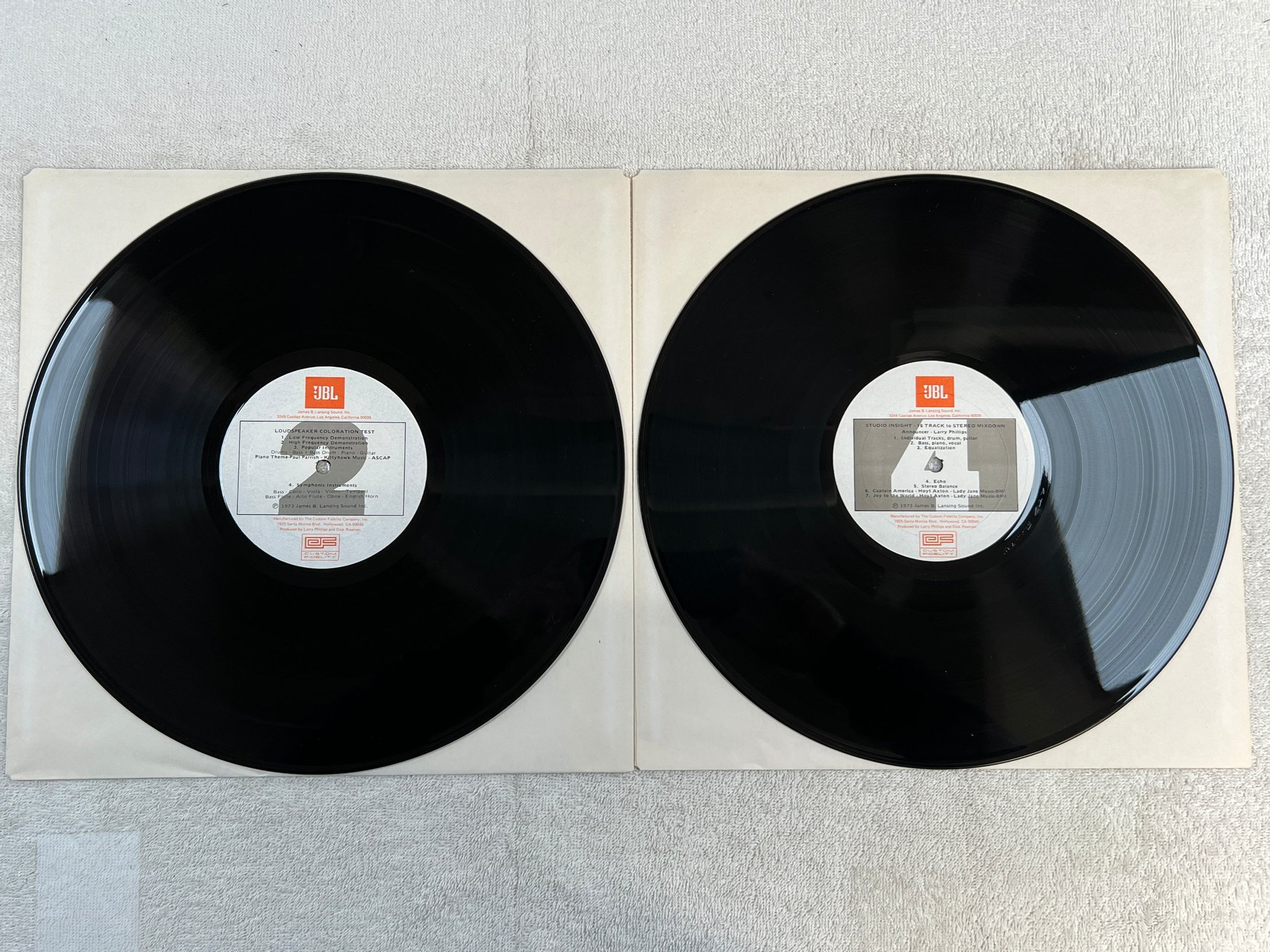 Omslagsbild för skivan V/A Sessions 2xLP -73 US JBL this is infact a guide to how records are made