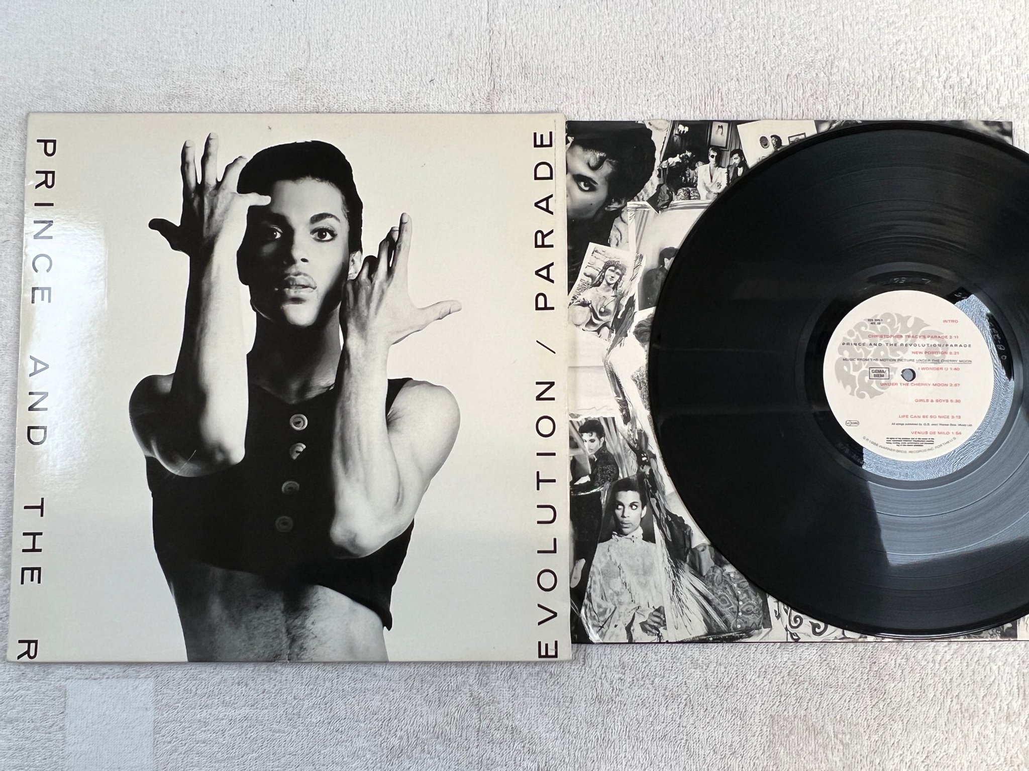 Omslagsbild för skivan PRINCE parade LP -86 Ger WARNER 925 395-1