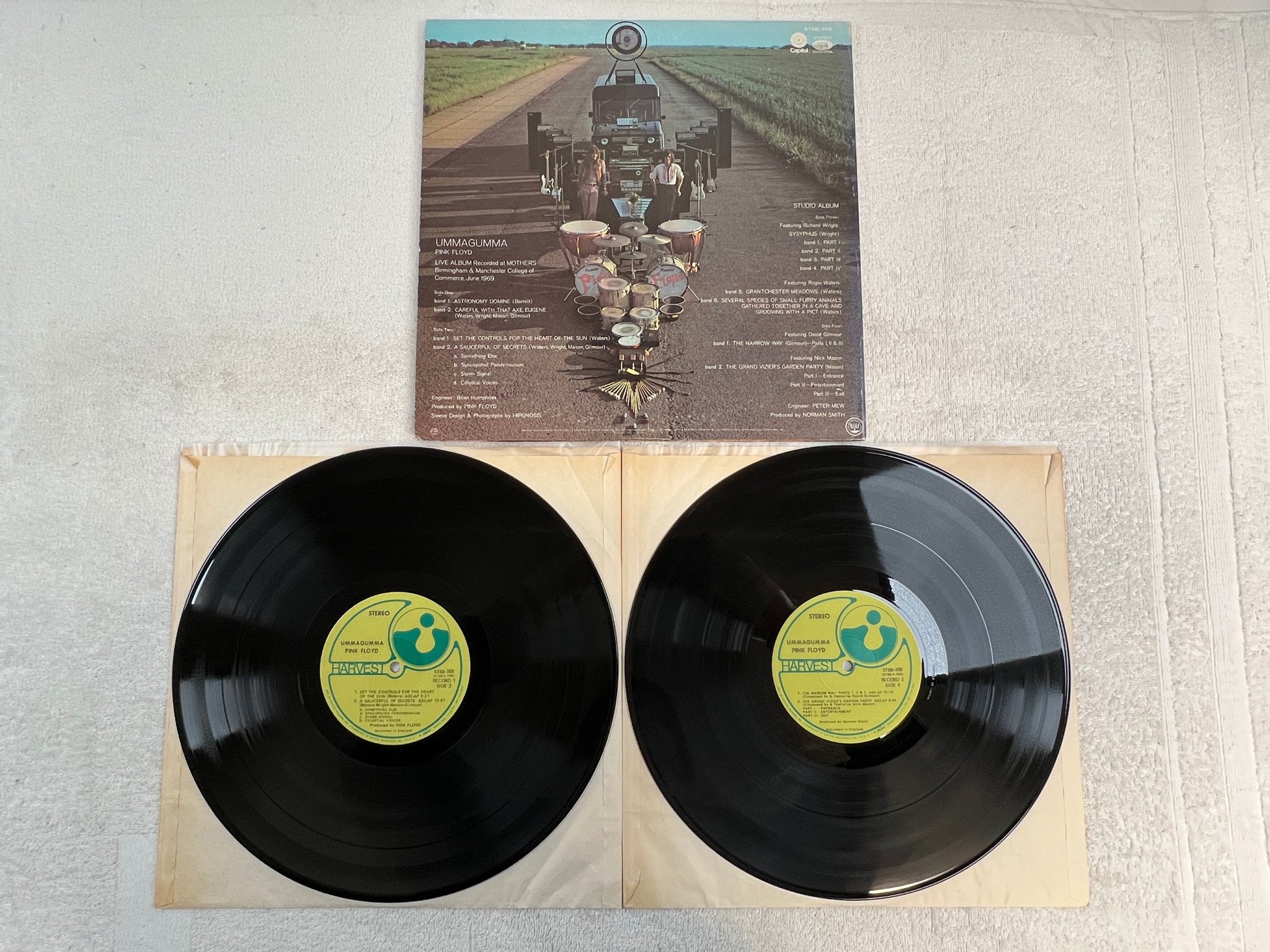Omslagsbild för skivan PINK FLOYD ummagumma 2xLP US HARVEST STBB-388