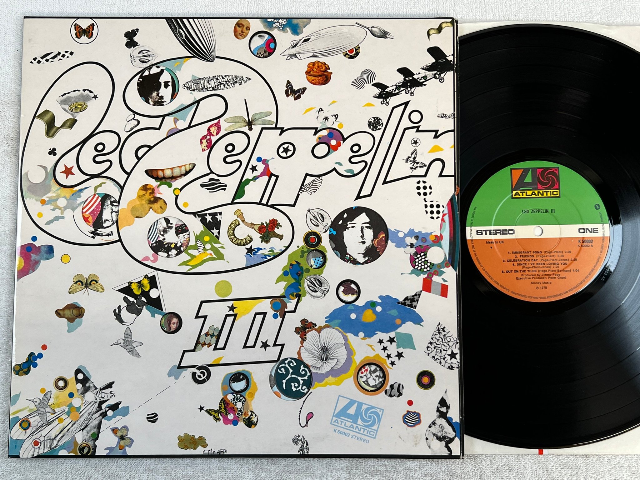 Omslagsbild för skivan LED ZEPPELIN III LP UK ATLANTIC K 50002 classic art work