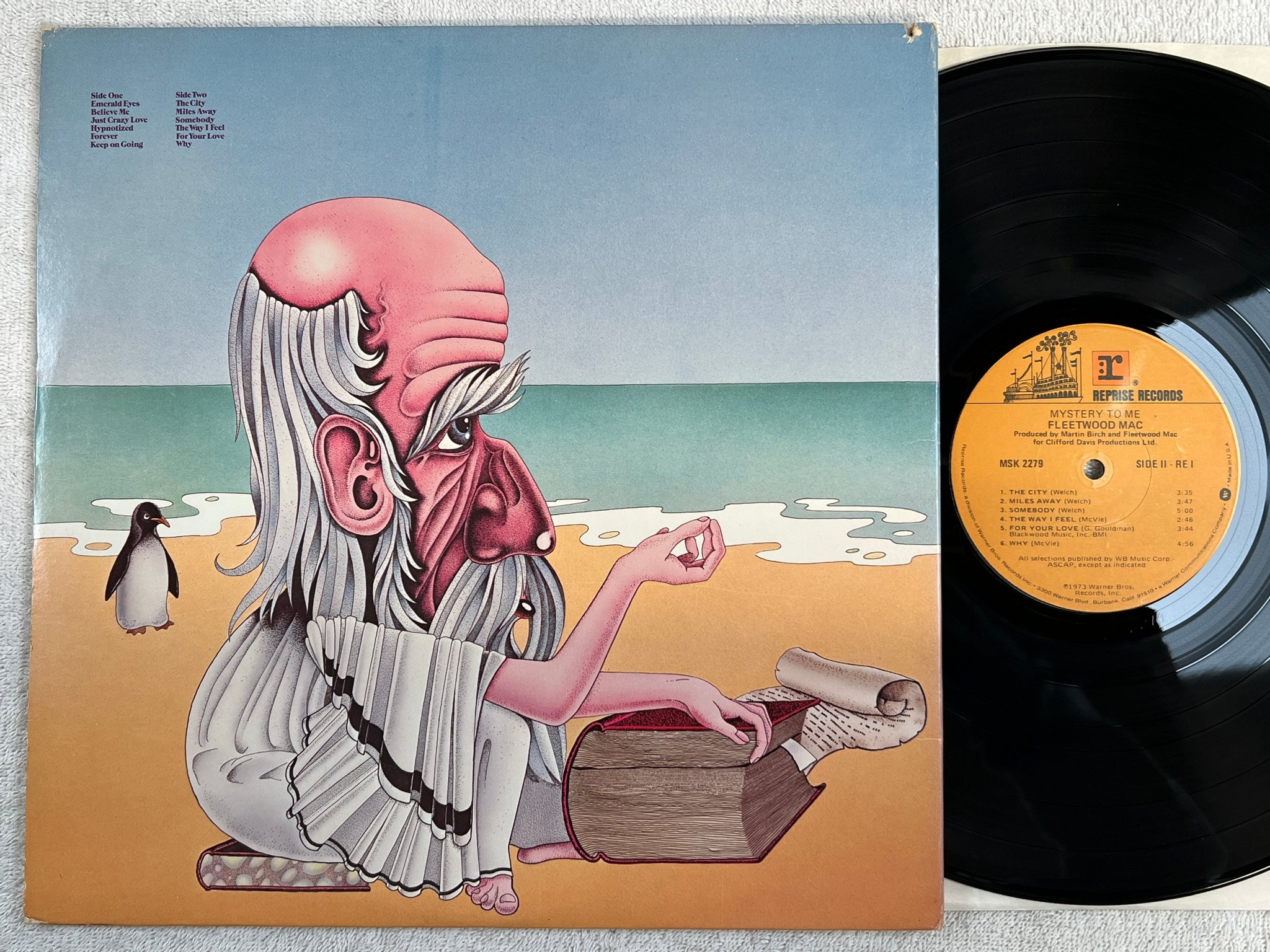 Omslagsbild för skivan FLEETWOOD MAC mystery to me LP re US REPRISE MSK 2279