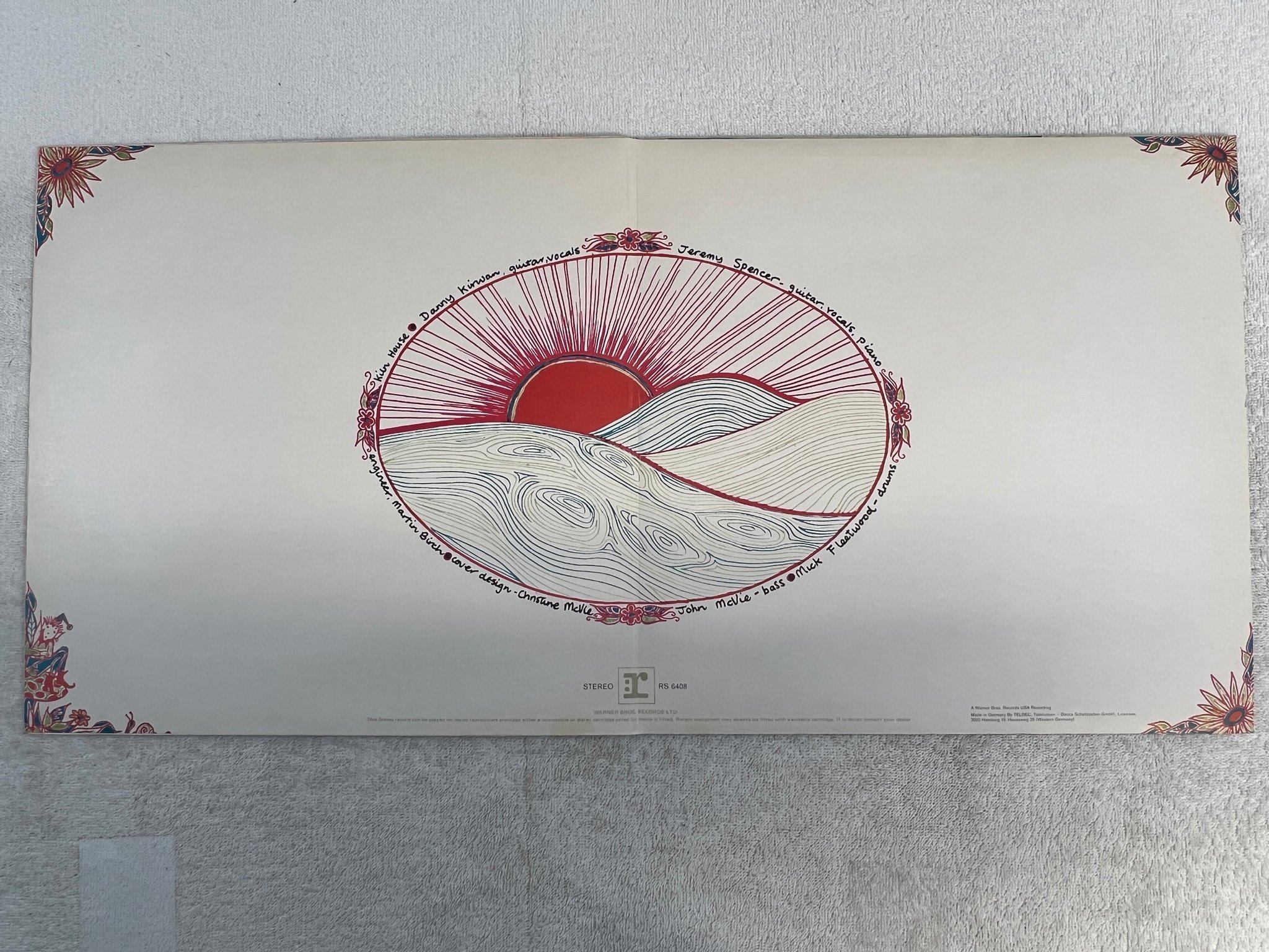 Omslagsbild för skivan FLEETWOOD MAC kiln house LP Ger REPRISE RS 6408