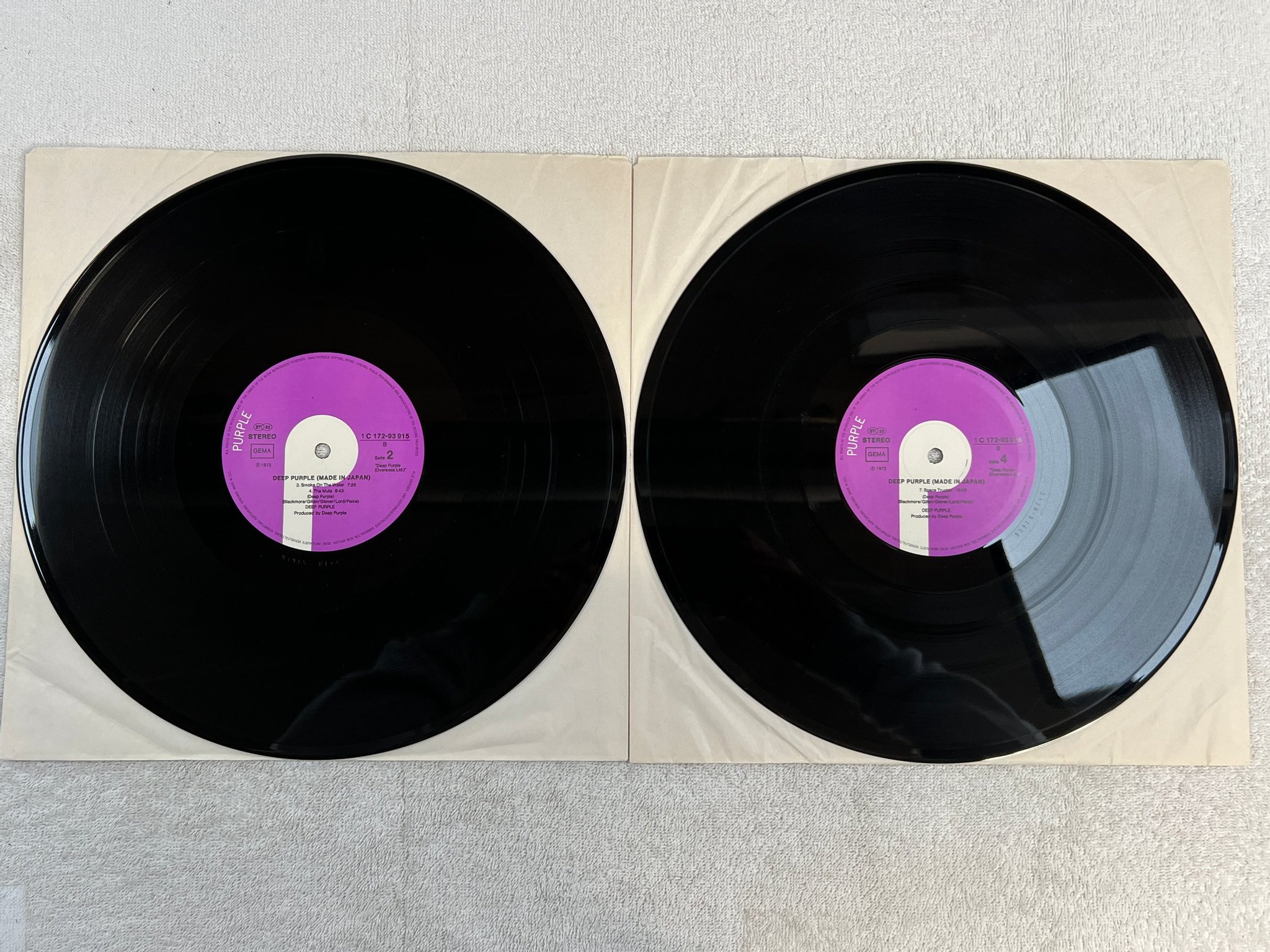 Omslagsbild för skivan DEEP PURPLE made in Japan 2xLP Ger PURPLE 1C 172-93915