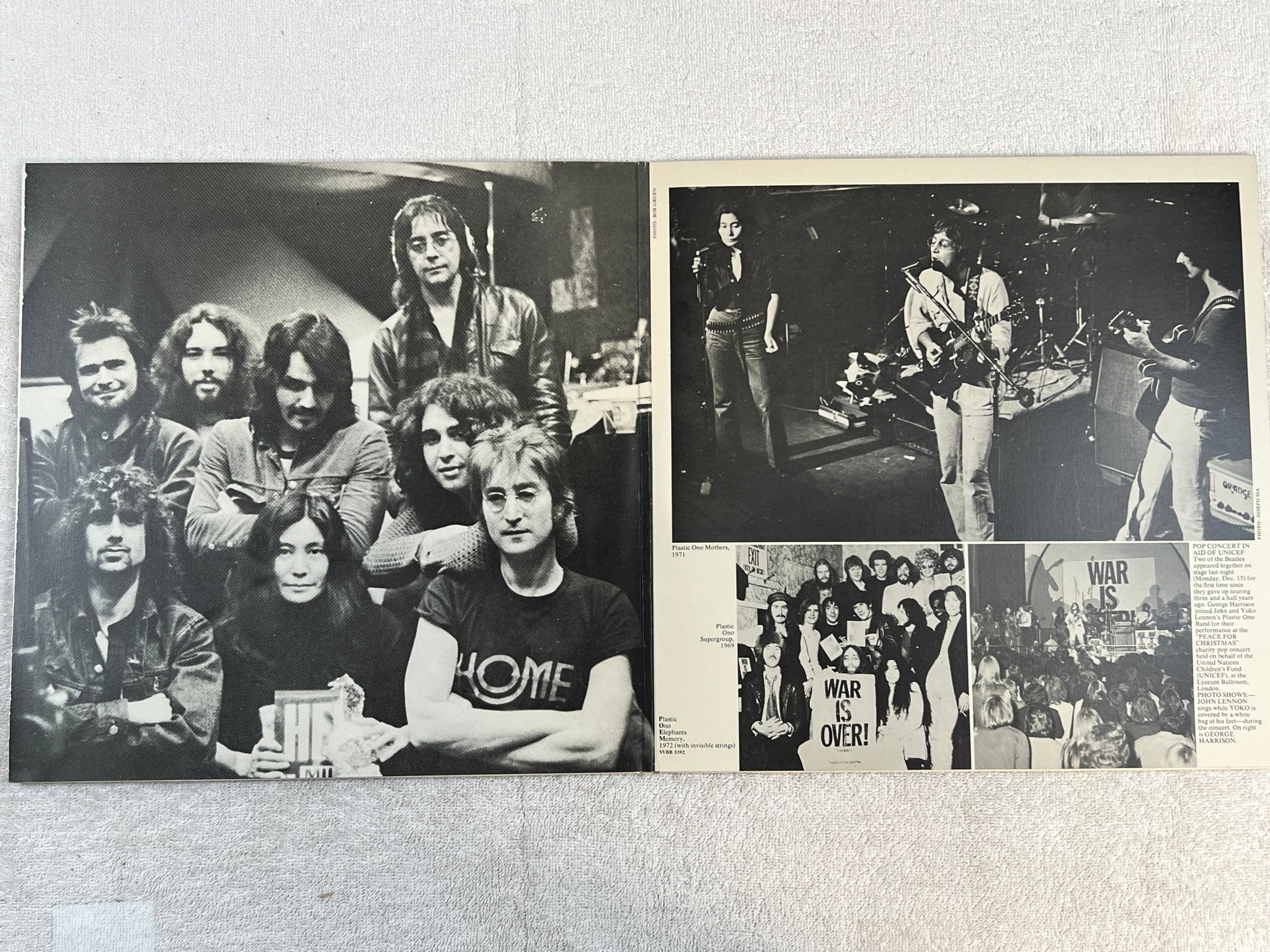 Omslagsbild för skivan JOHN LENNON & YOKO ONO w/ FRANK ZAPPA live jam 2xLP Can CAPITOL SVBB 3392