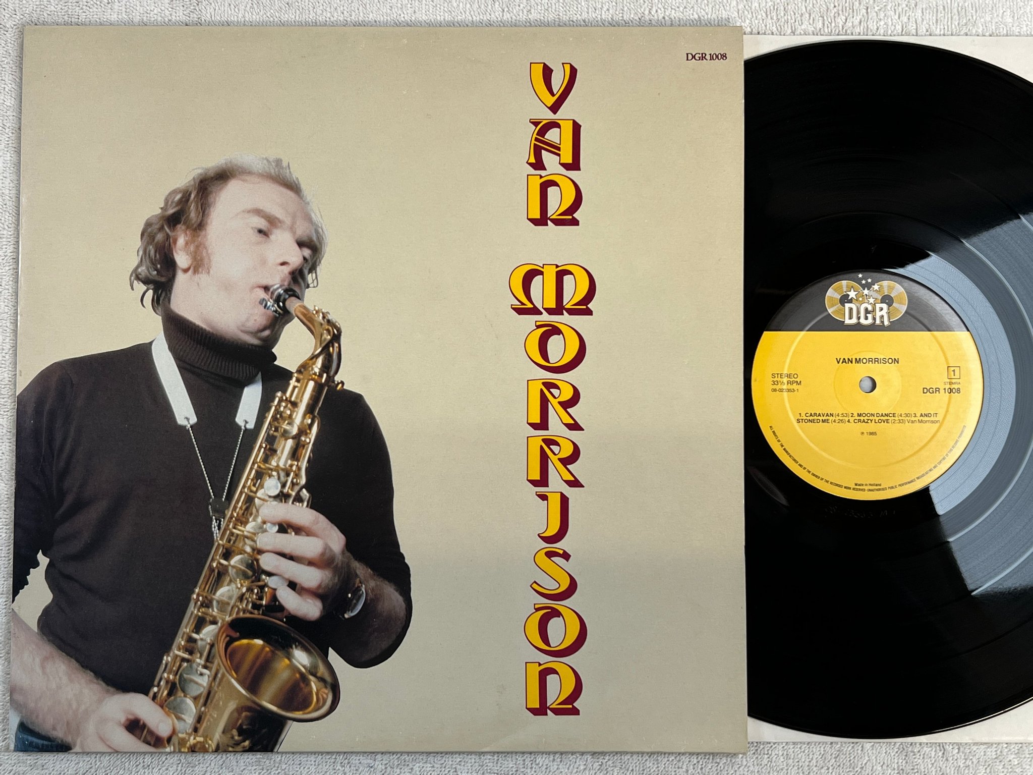 Omslagsbild för skivan VAN MORRSION s/t LP re Hol DGR 1008