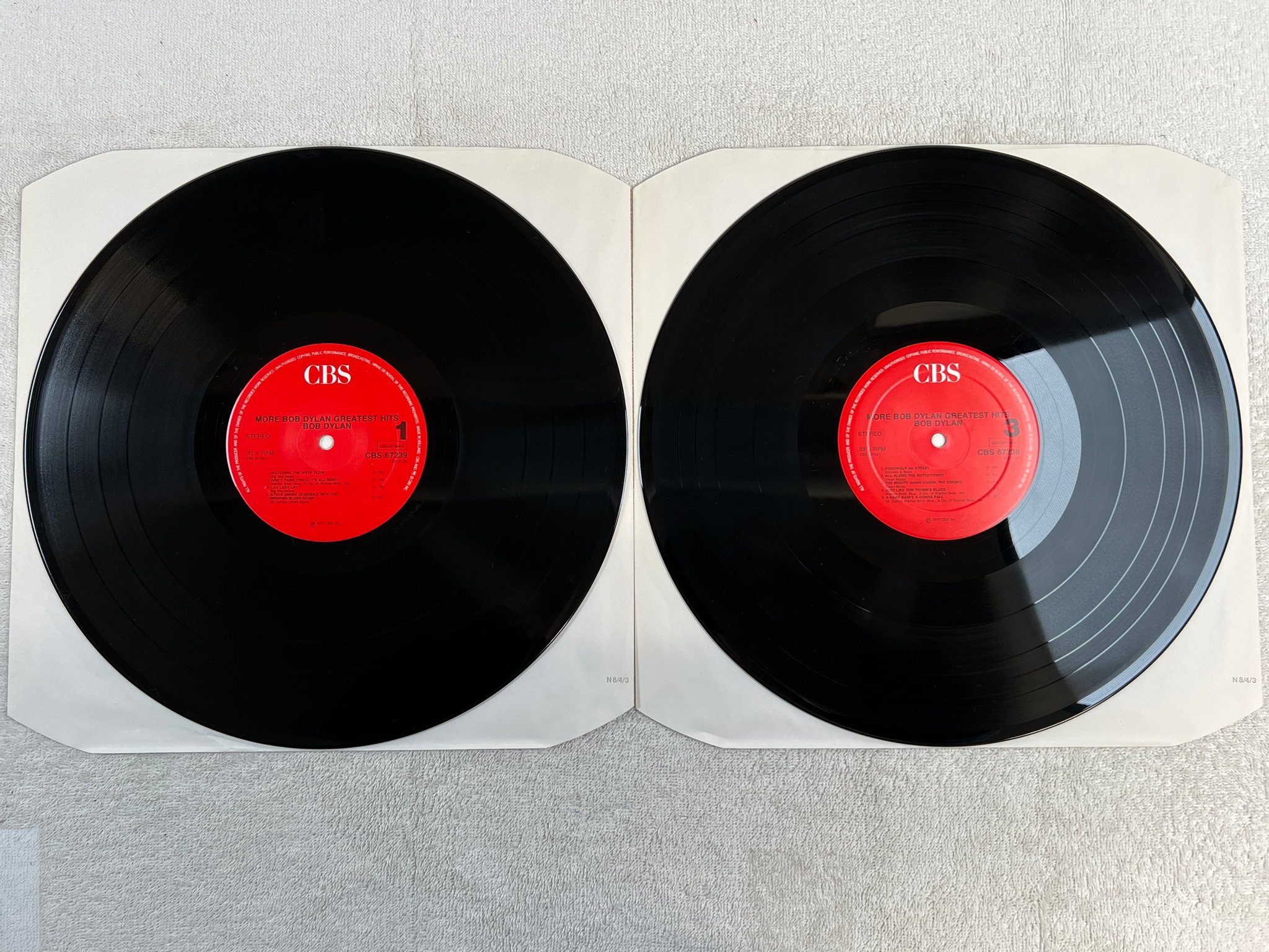 Omslagsbild för skivan BOB DYLAN greatest hits 2xLP -78 Hol CBS 67239