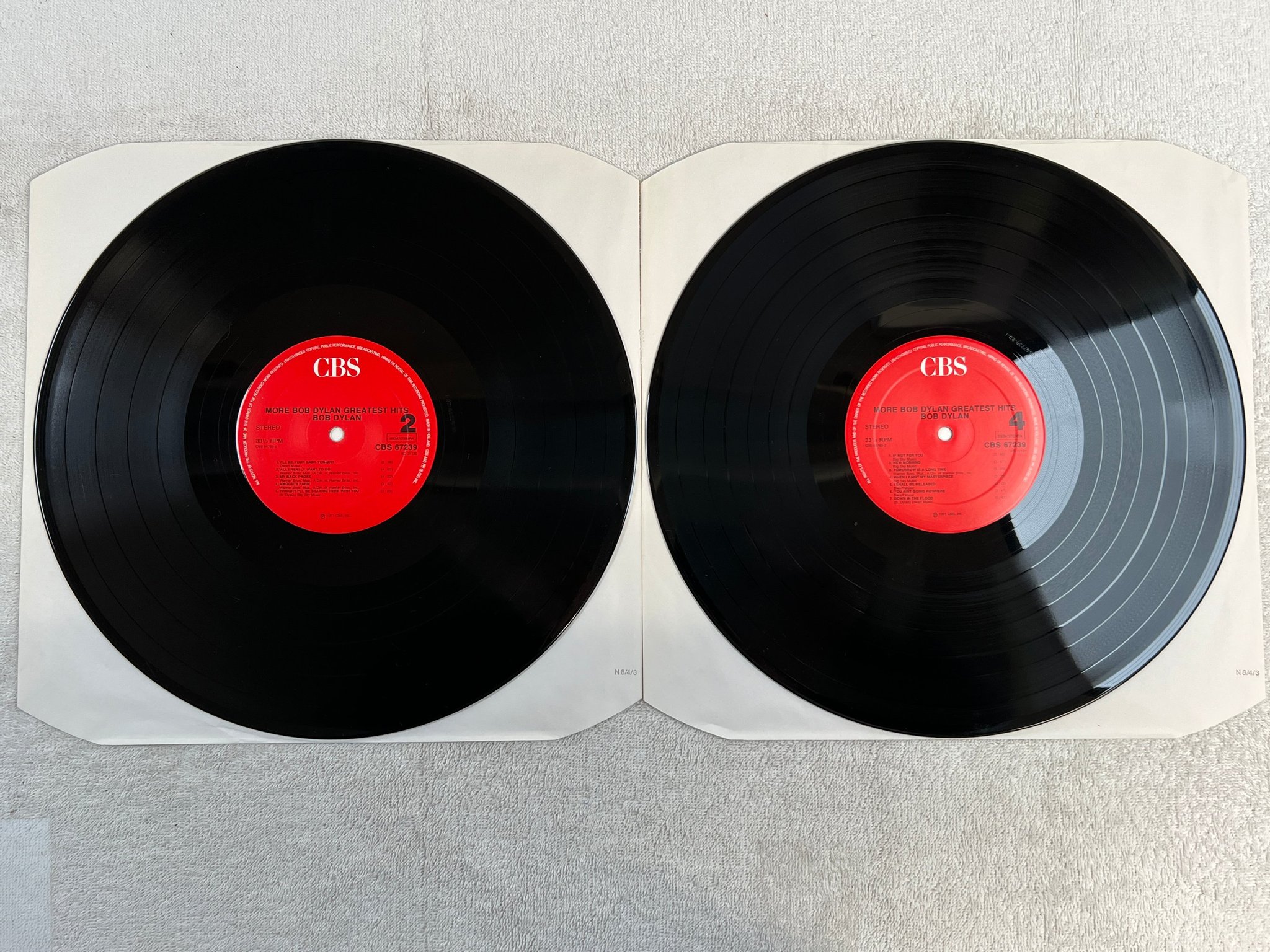 Omslagsbild för skivan BOB DYLAN greatest hits 2xLP -78 Hol CBS 67239