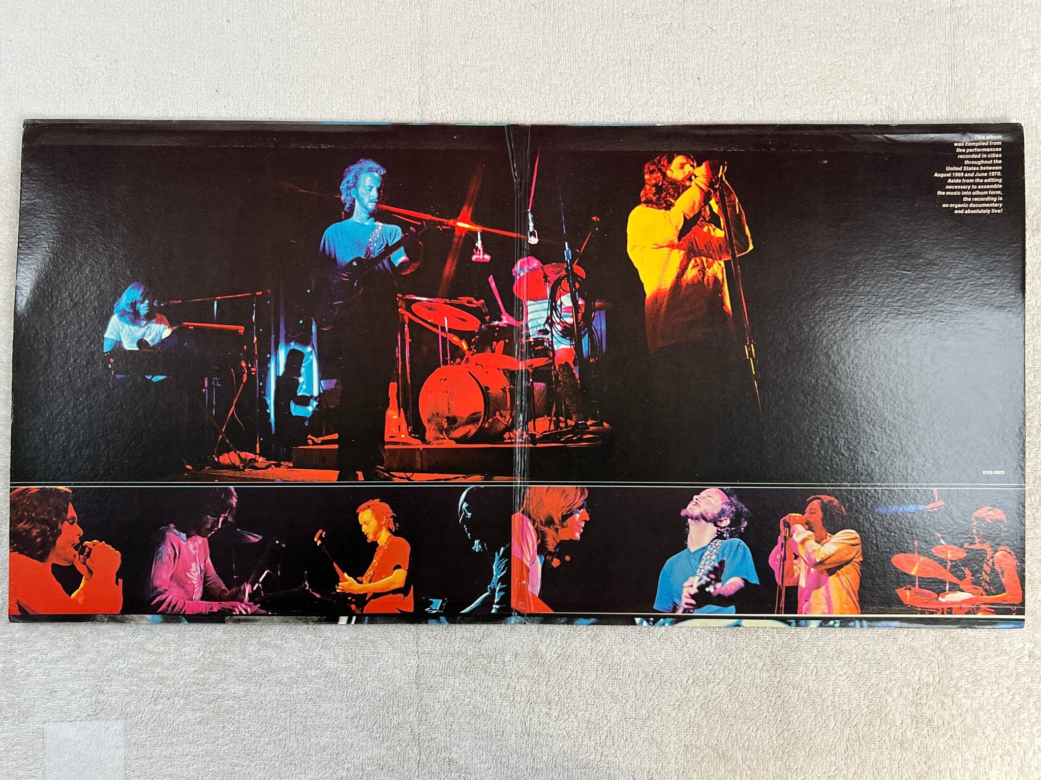 Omslagsbild för skivan DOORS absolutely live! 2xLP US ELEKTRA AKS 9002 SP