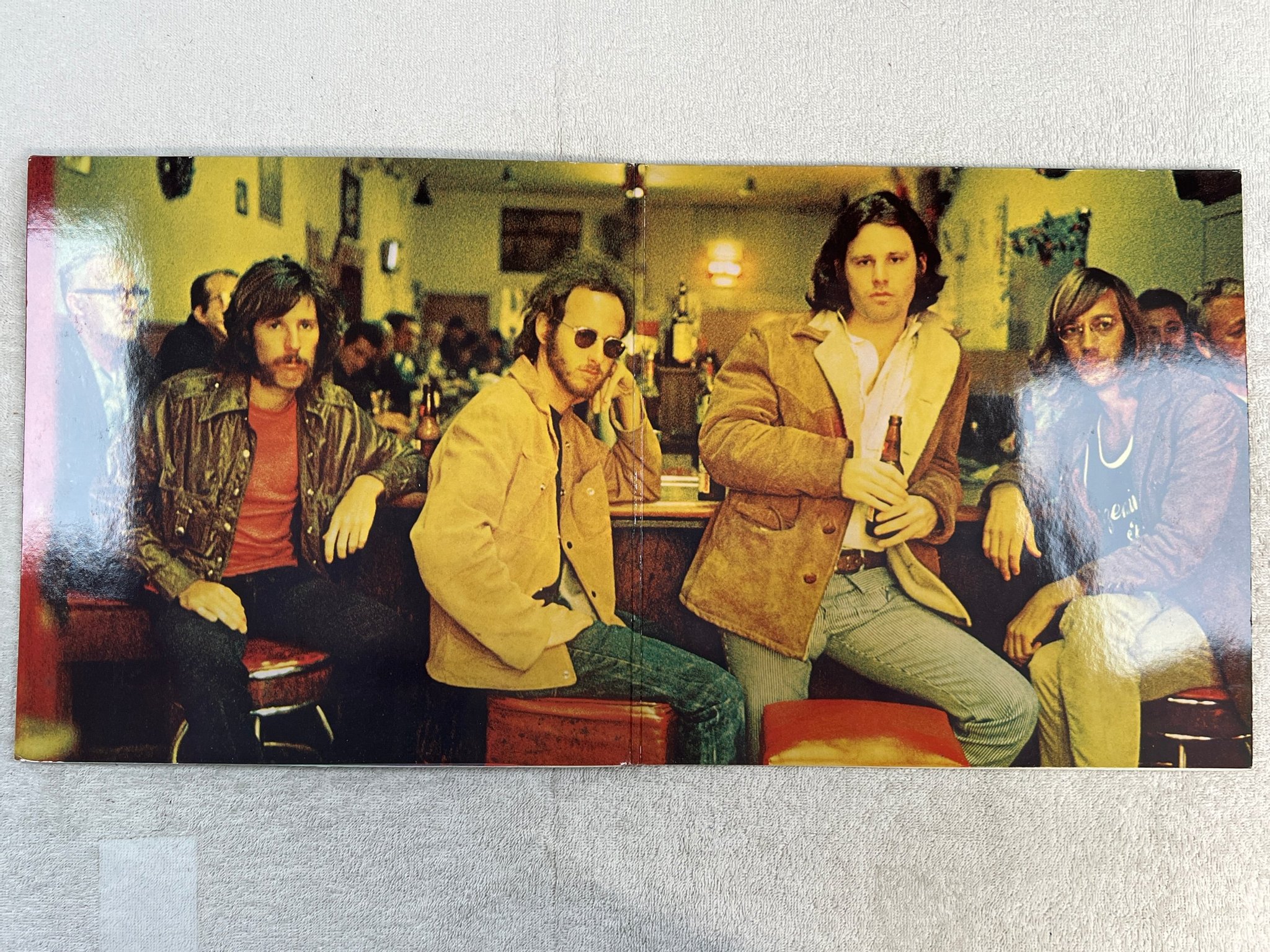 Omslagsbild för skivan DOORS Morrison hotel LP re Ger ELEKTRA K 42 080