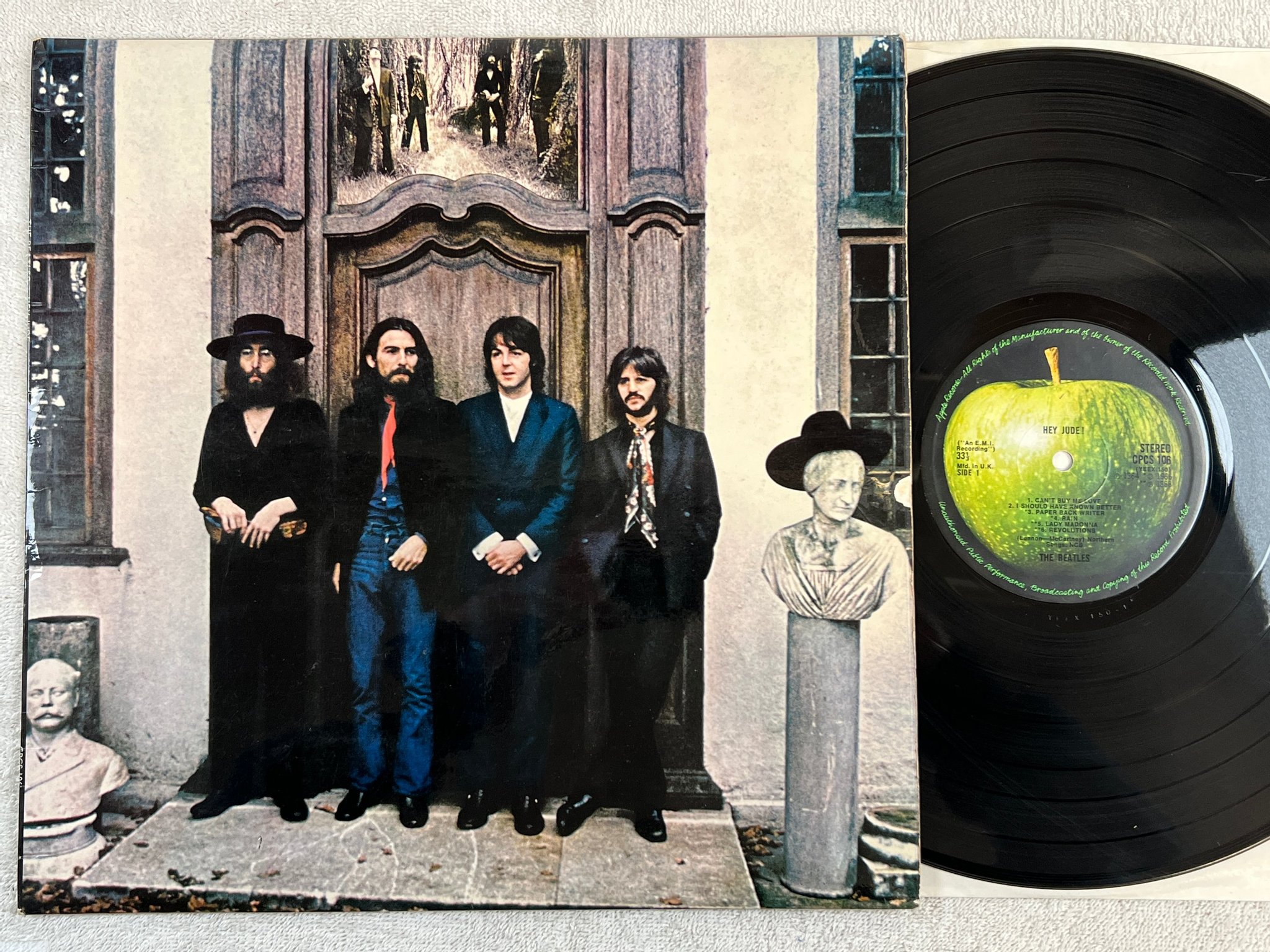 Omslagsbild för skivan THE BEATLES hey Jude! LP UK APPLE CPCS 106