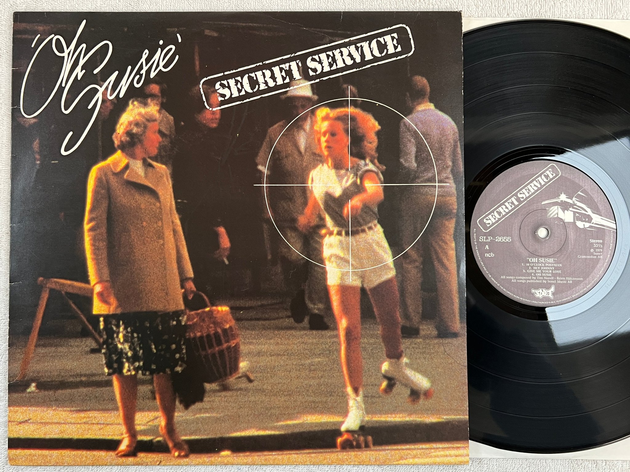 Omslagsbild för skivan SECRET SERVICE oh Susie LP -79 Swe SONET SLP 2655