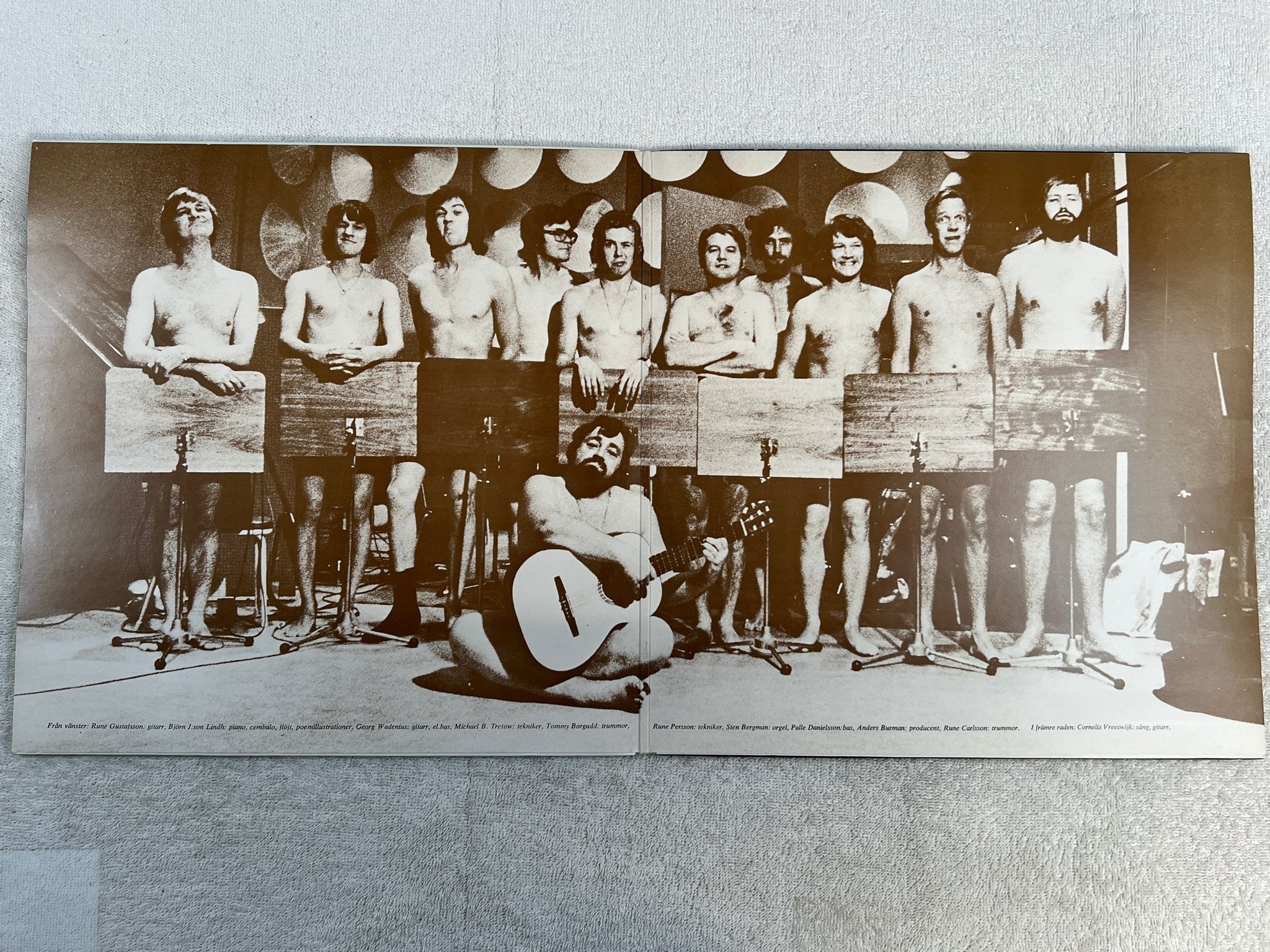 Omslagsbild för skivan CORNELIS VREESWIJK poem ballader och lite blues 2xLP Swe METRONOME DMLP-1