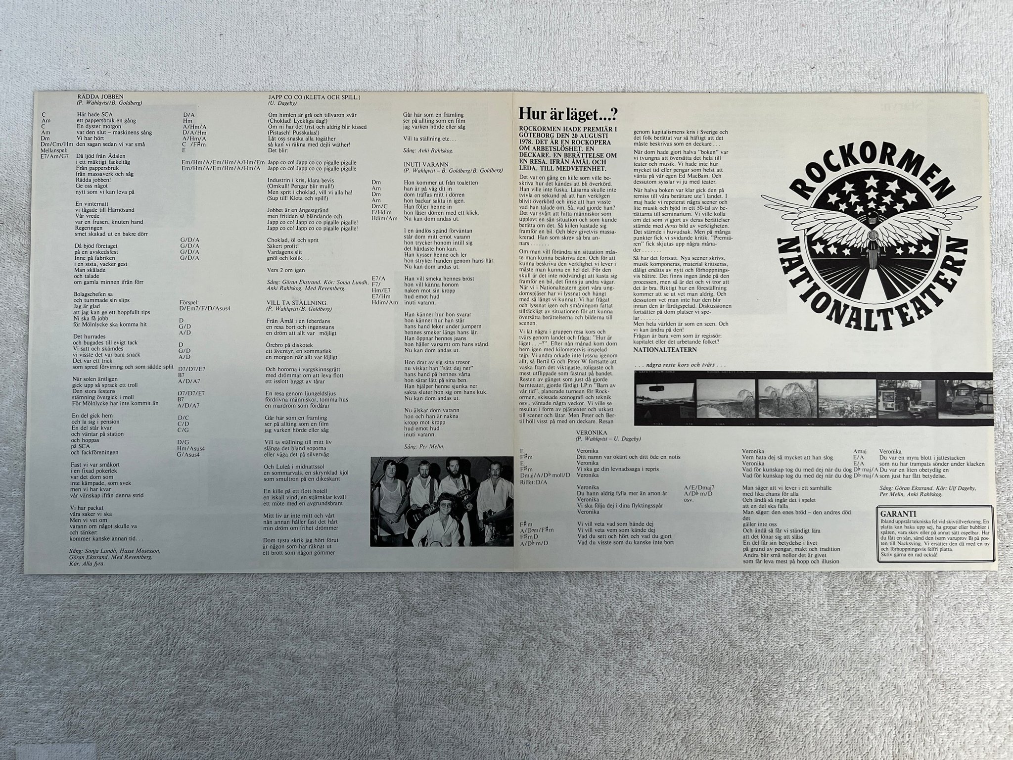 Omslagsbild för skivan NATIONALTEATERN rockormen LP -79 NACKSVING 031-20