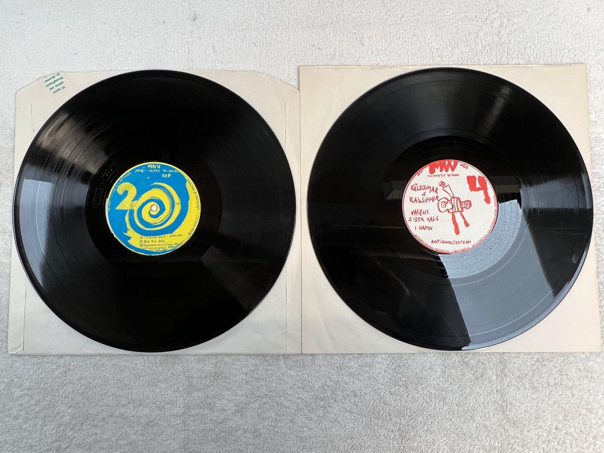 Omslagsbild för skivan NATIONALTEATERN Kåldolmar & Kalsipper 2xLP -76 MNW MNW 64P