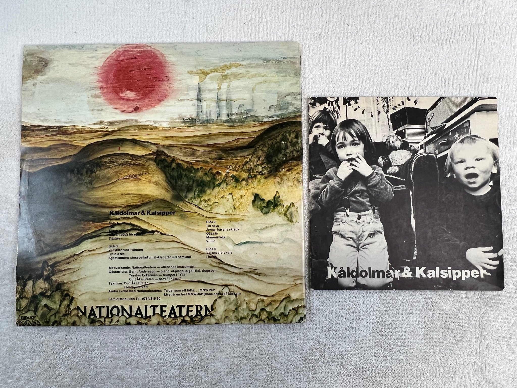 Omslagsbild för skivan NATIONALTEATERN Kåldolmar & Kalsipper 2xLP -76 MNW MNW 64P