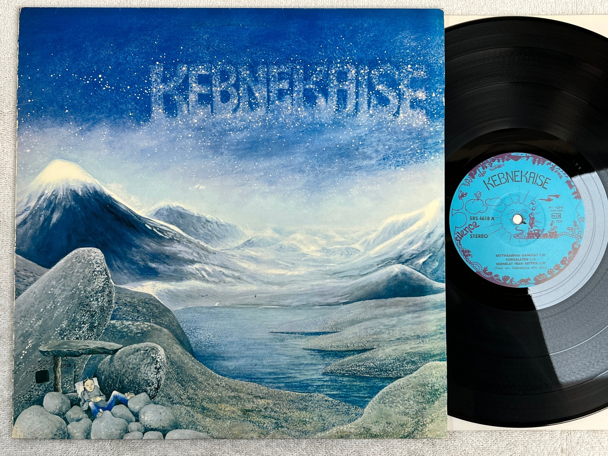 Omslagsbild för skivan KEBNEKAISE s/t LP -73 SILENCE SRS 4618