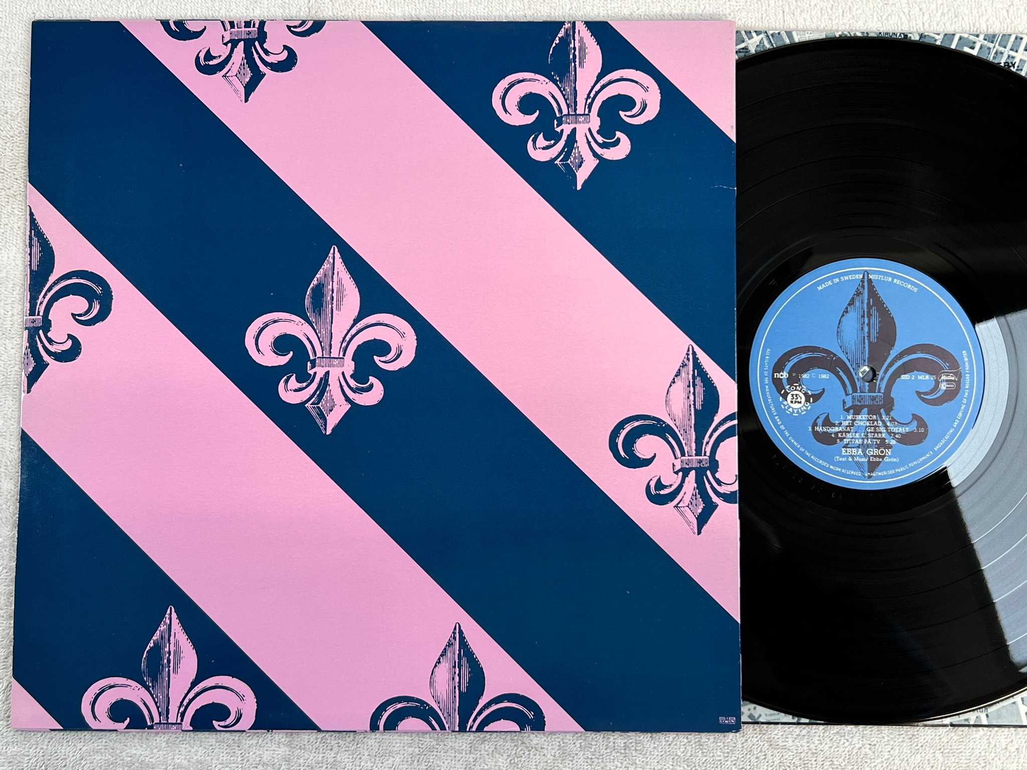 Omslagsbild för skivan EBBA GRÖN s/t LP -82 Swe MISTLUR MLR 25