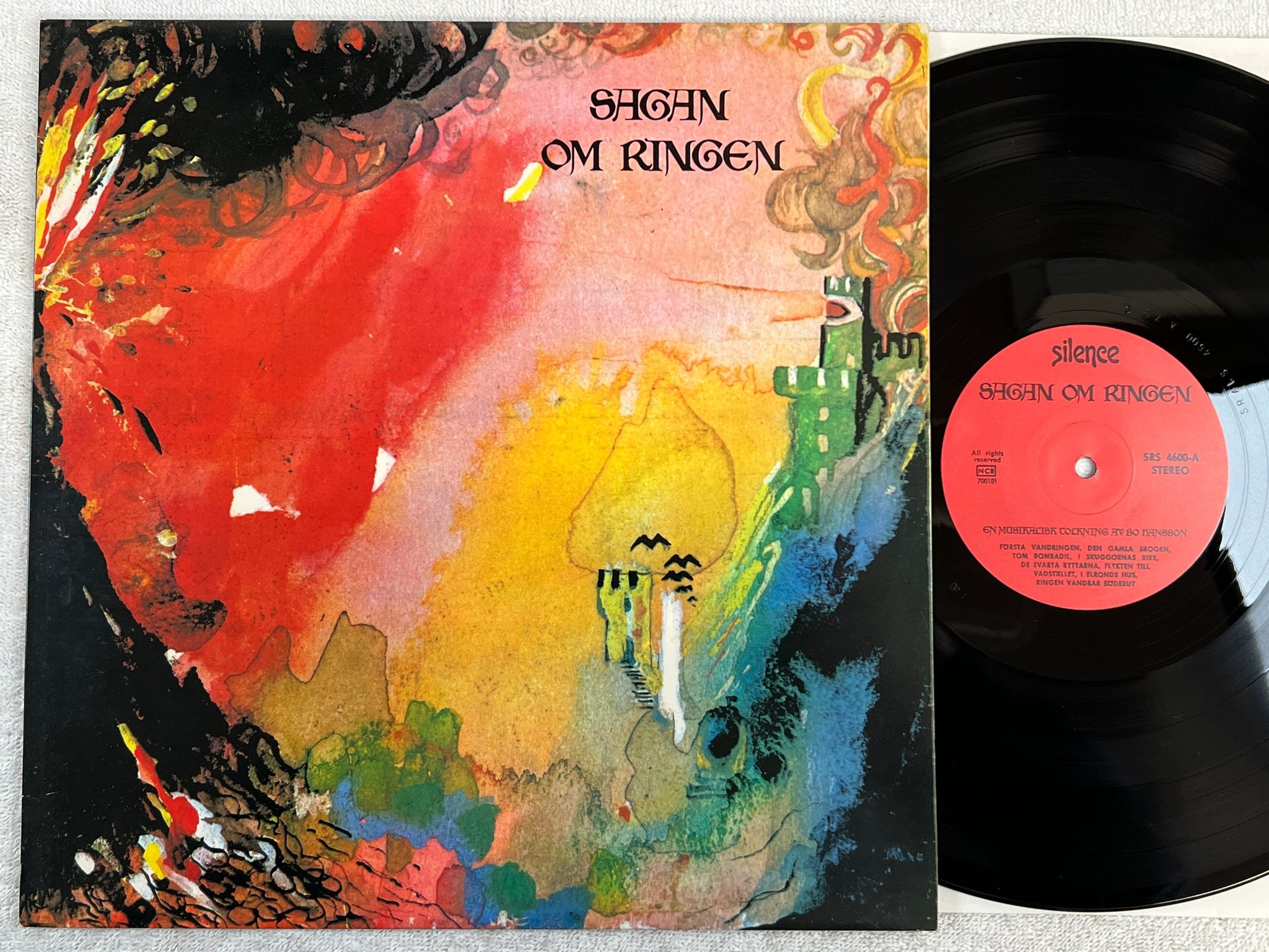 Omslagsbild för skivan BO HANSSON sagan om ringen LP re SILENCE SRS 4600
