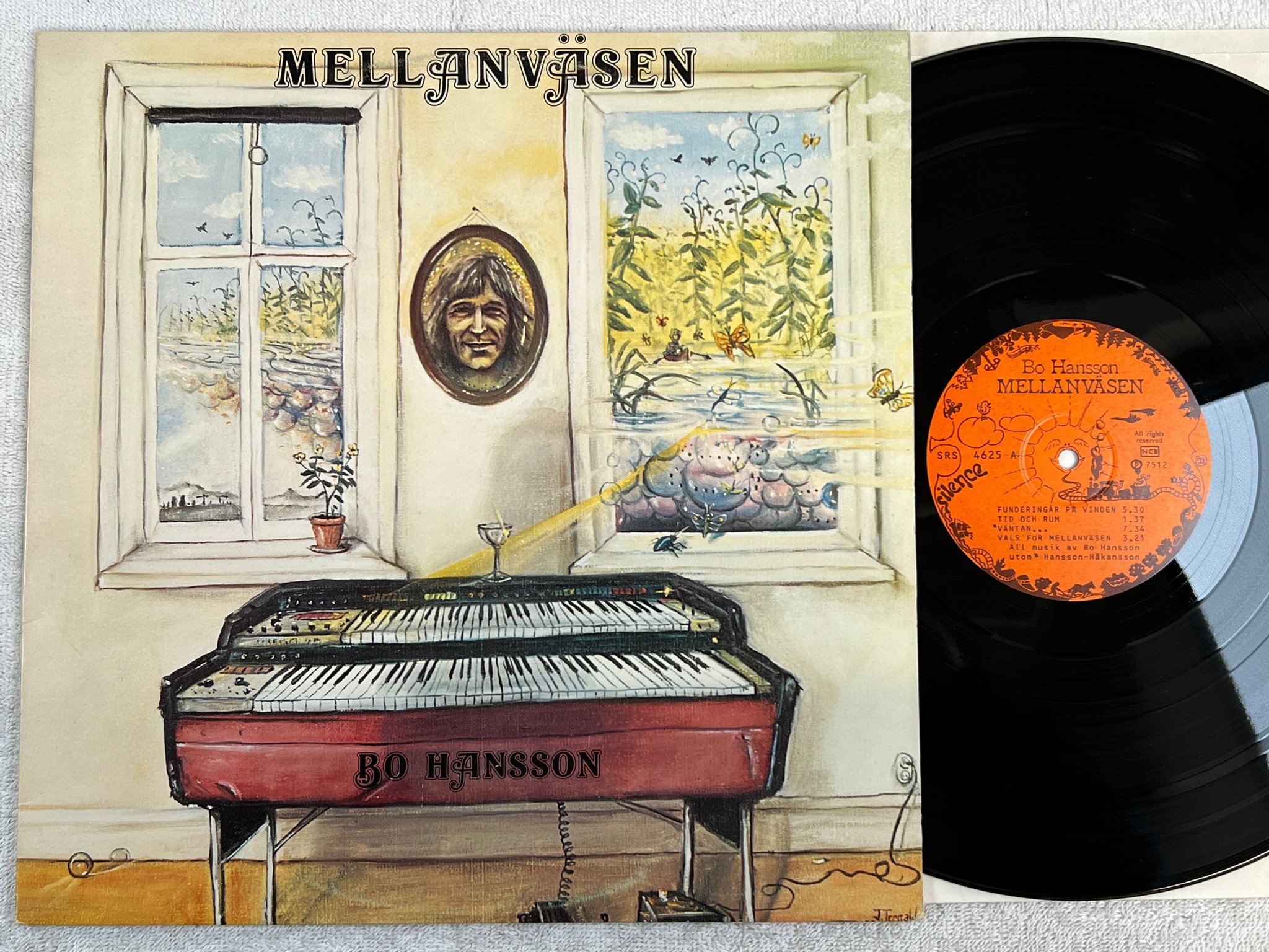 Omslagsbild för skivan BO HANSSON mellanväsen LP -75 Swe SILENCE SRS 4625