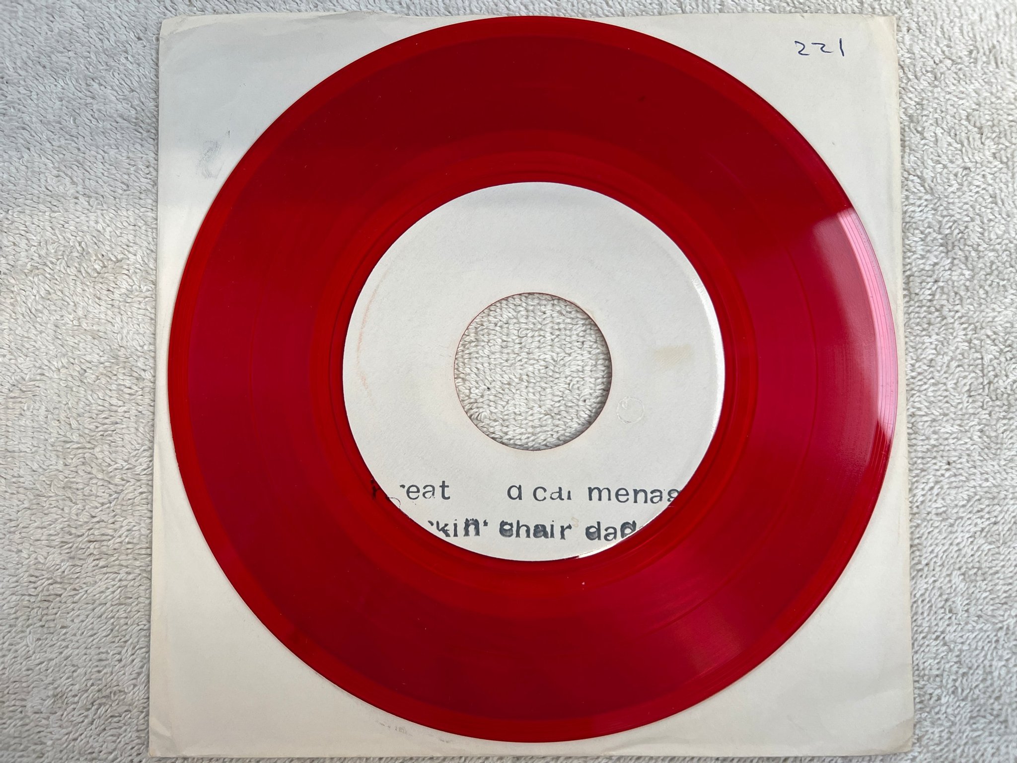 Omslagsbild för skivan HARMONICA FRANK FLOYD Swamp Root 7"single D&L 001 red vinyl