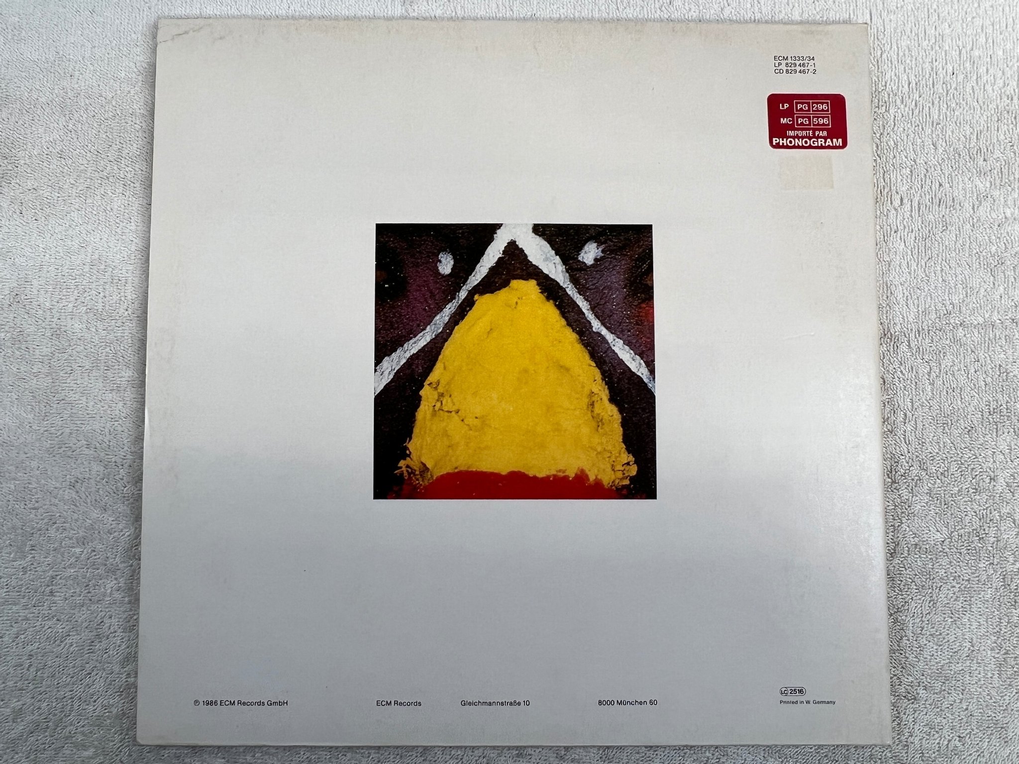 Omslagsbild för skivan KEITH JARRETT spirits 2xLP -86 Ger ECM 829469-1
