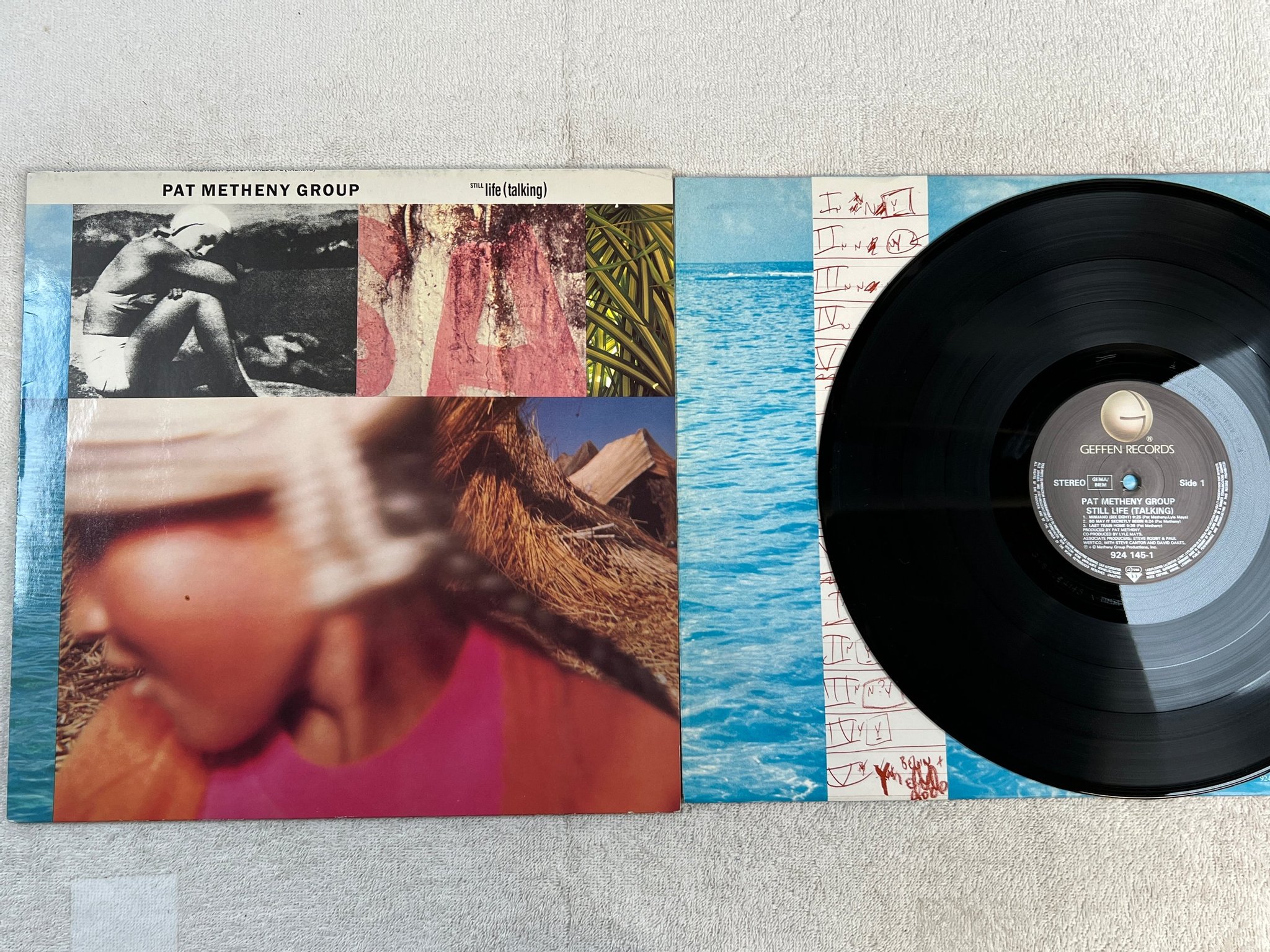 Omslagsbild för skivan PAT METHENY GROUP Still Life (Talking) LP -87 GEFFEN 924 145-1