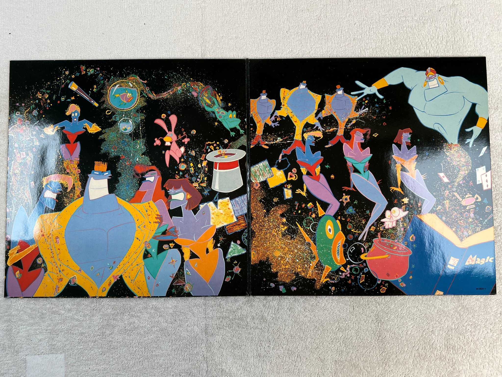 Omslagsbild för skivan QUEEN a kind of magic LP -86 Hol EMI 1A 062 2405311