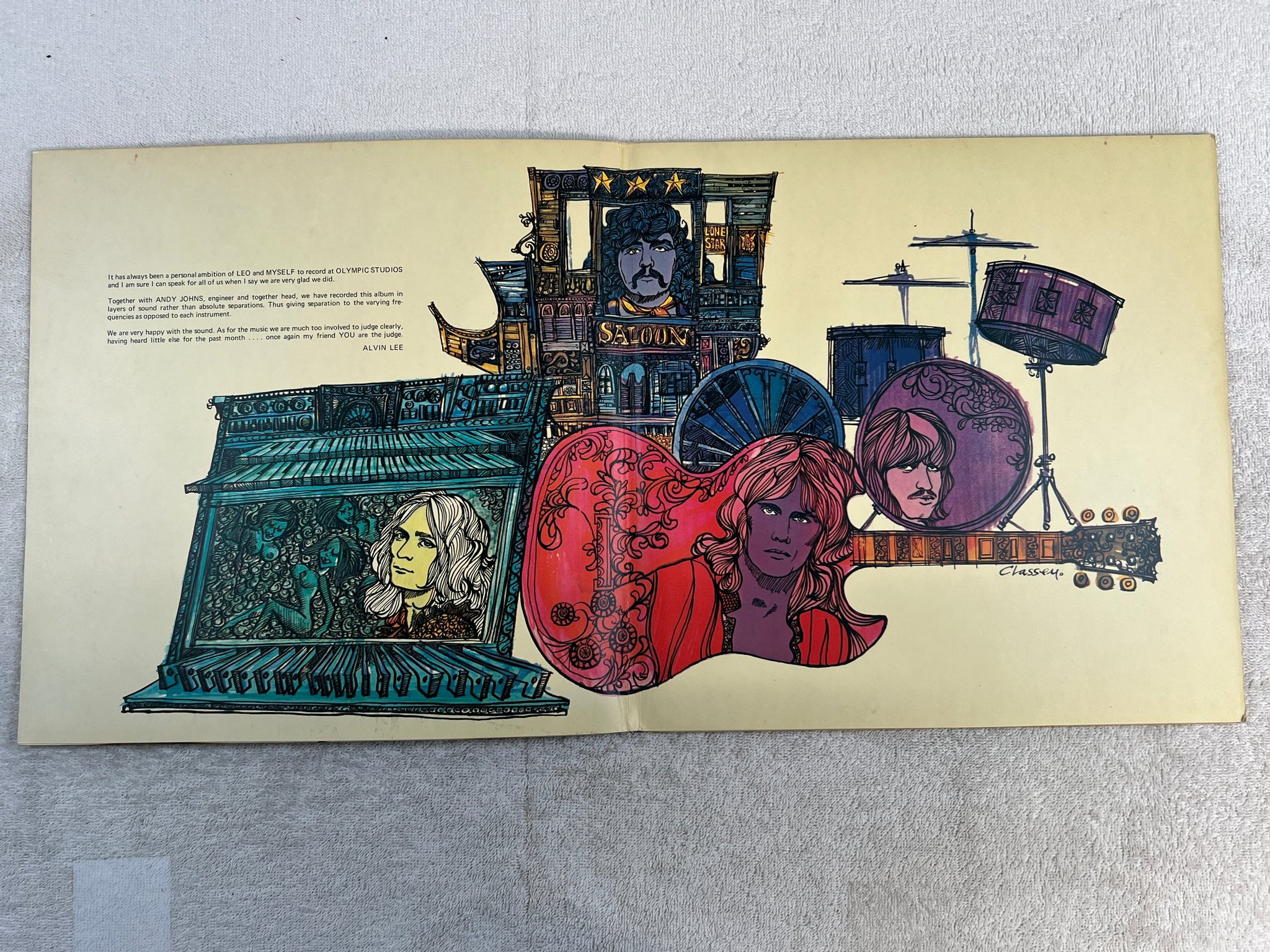 Omslagsbild för skivan TEN YEARS AFTER cricklewood green LP -70 UK DERAM SML 1065