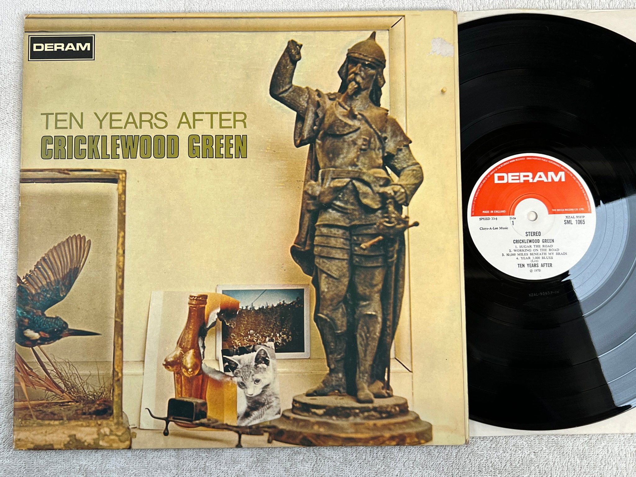 Omslagsbild för skivan TEN YEARS AFTER cricklewood green LP -70 UK DERAM SML 1065