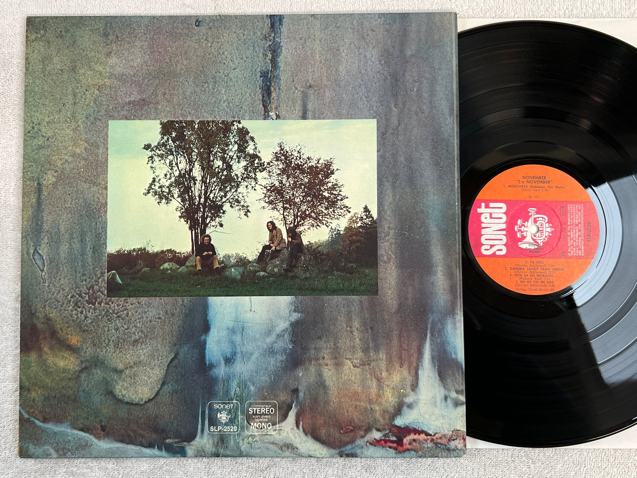 Omslagsbild för skivan NOVEMBER 2:a november LP -71 SONET SLP 2520 ** RARE **