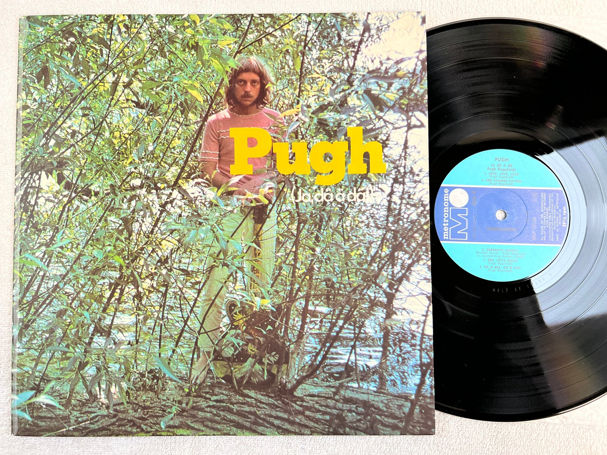 Omslagsbild för skivan PUGH ja dä ä dä LP -69 METRONOME MLP 15336 1:a press ** CLASSIC **
