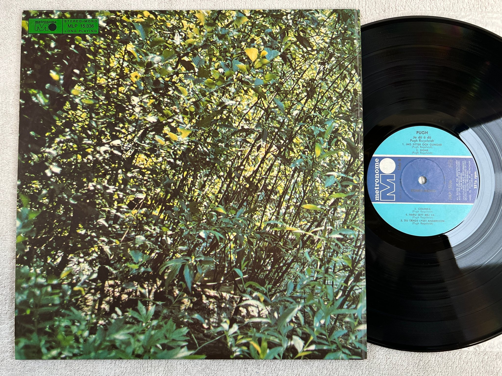 Omslagsbild för skivan PUGH ja dä ä dä LP -69 METRONOME MLP 15336 1:a press ** CLASSIC **