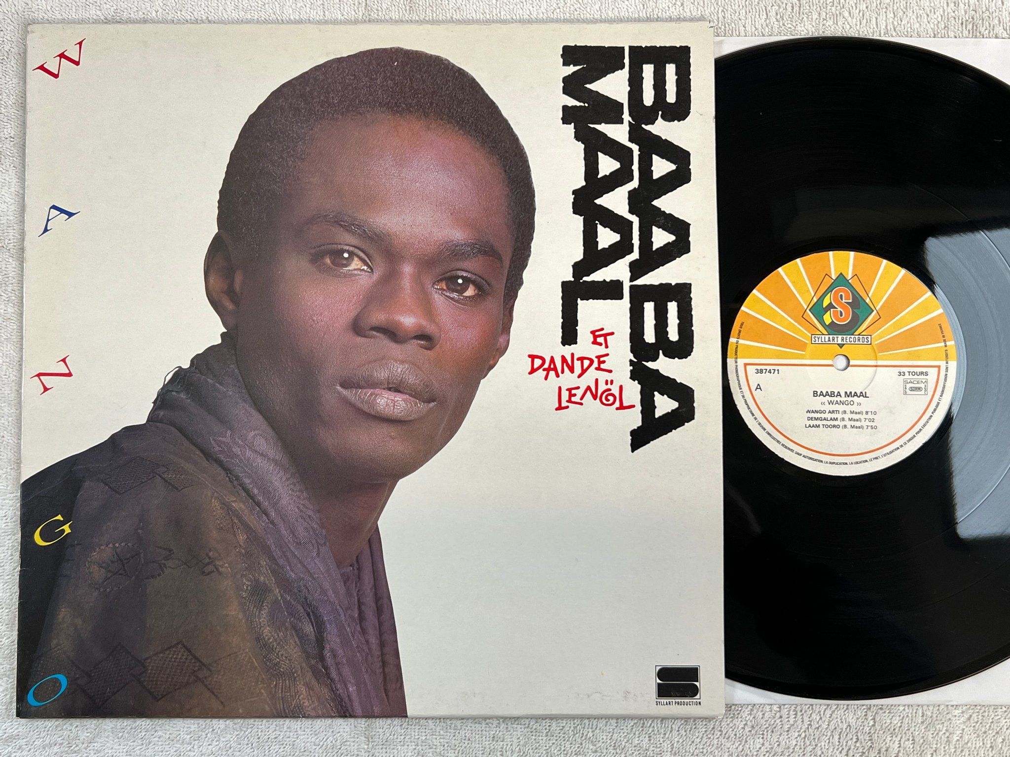 Omslagsbild för skivan BAABA MAAL wango LP -87 Fra SYLLART SYL 8348