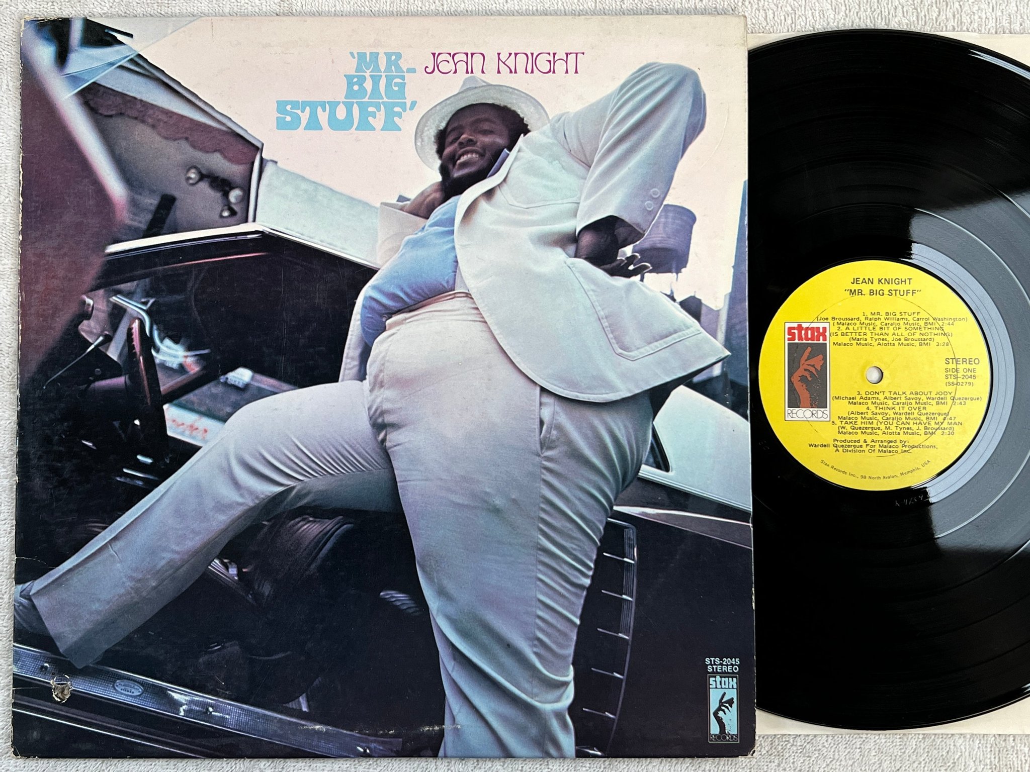 Omslagsbild för skivan JEAN KNIGHT Mr Big Stuff LP -71 US STAX STS-2045 yes ! ! ! 