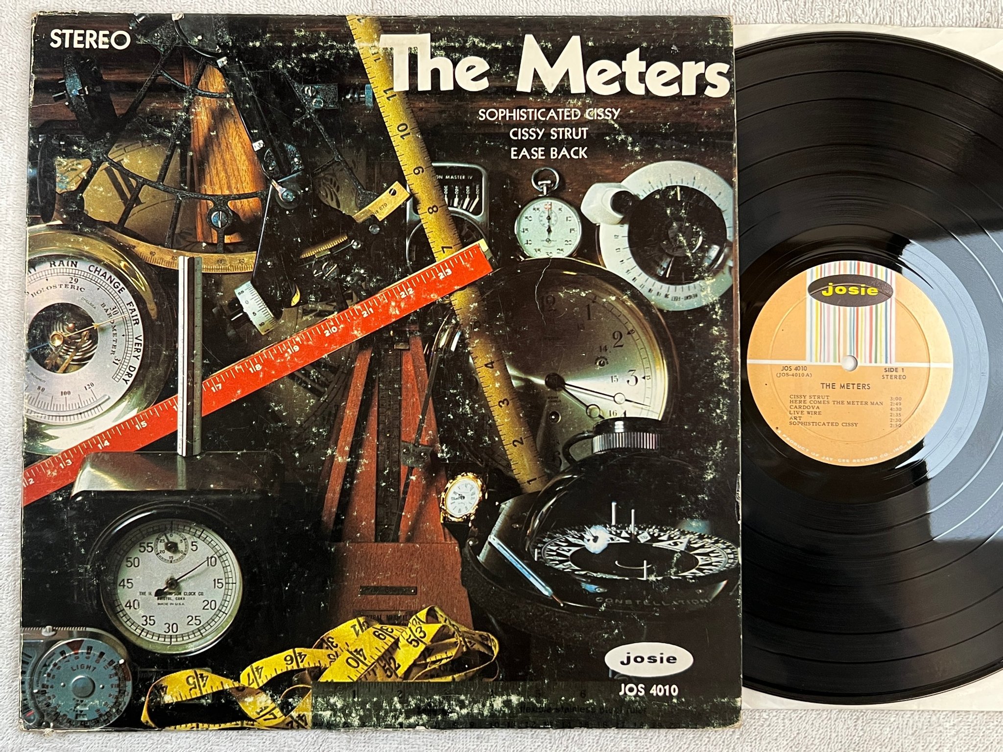 Omslagsbild för skivan THE METERS s/t LP -69 US JOSIE JOS 4010 **** intense funk classic *** OG COPY